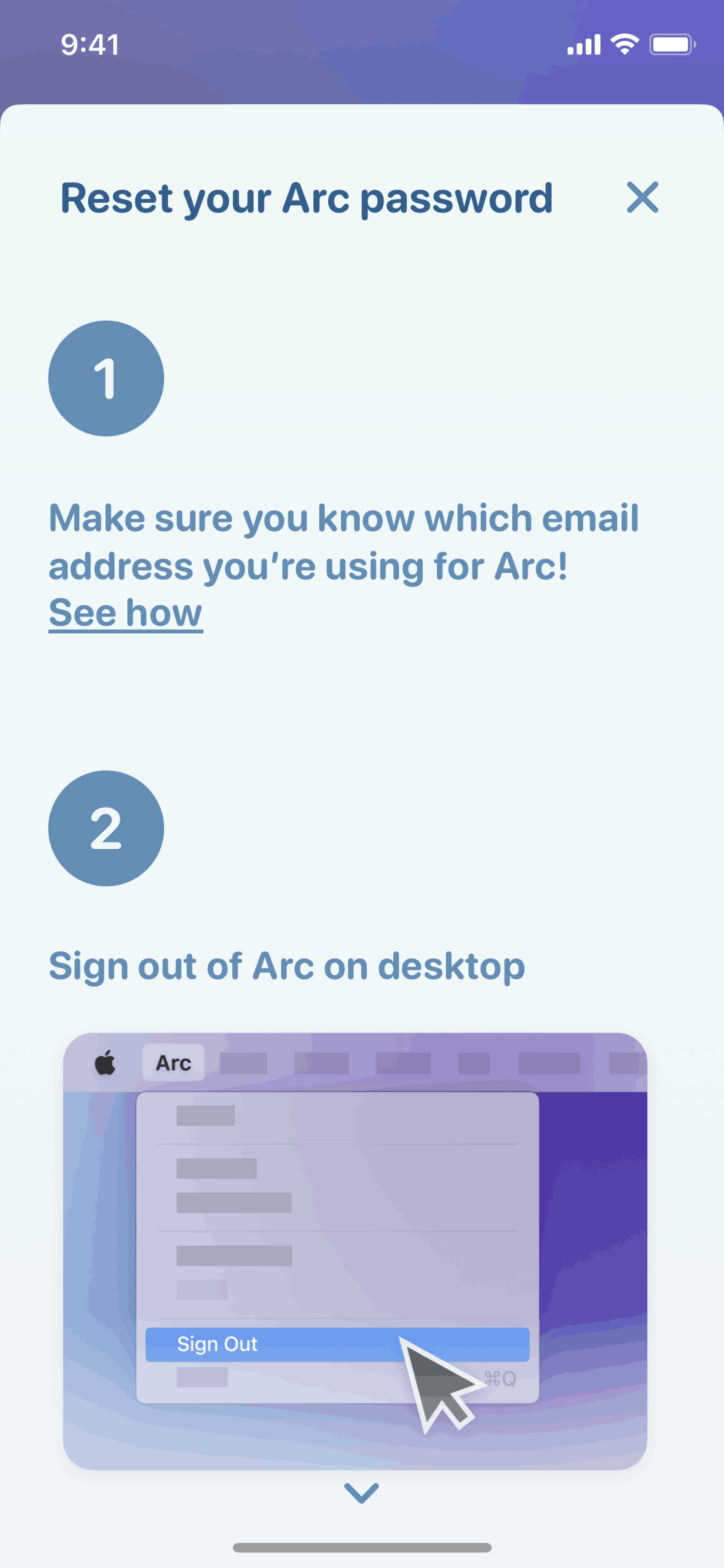 Arc Sidebar Sync iOS Utilities interface screenshot 5