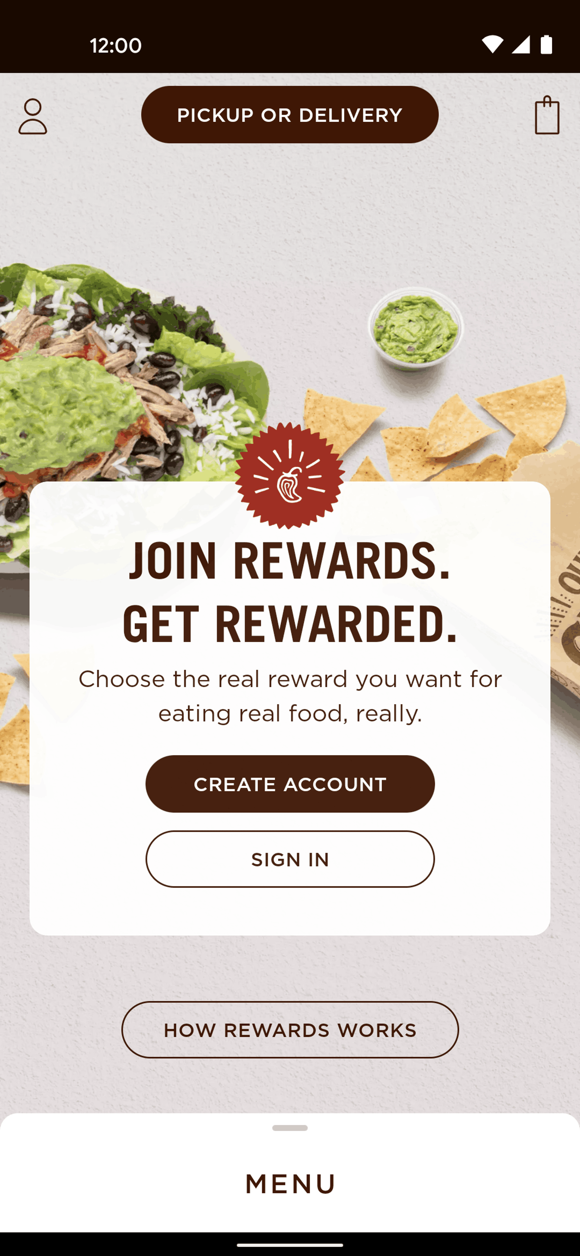 Chipotle Android Food & Drink interface screenshot 17
