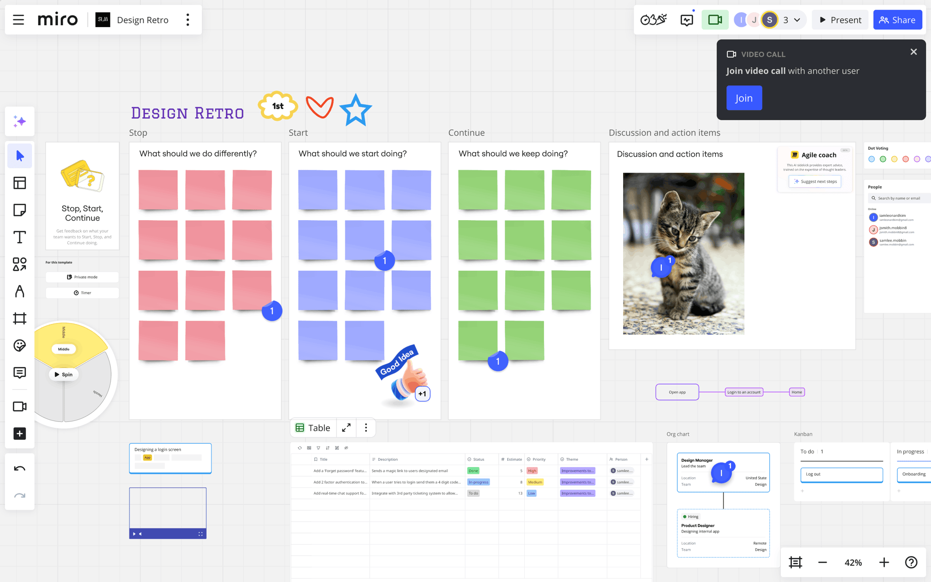 Miro Web Collaboration interface screenshot 2