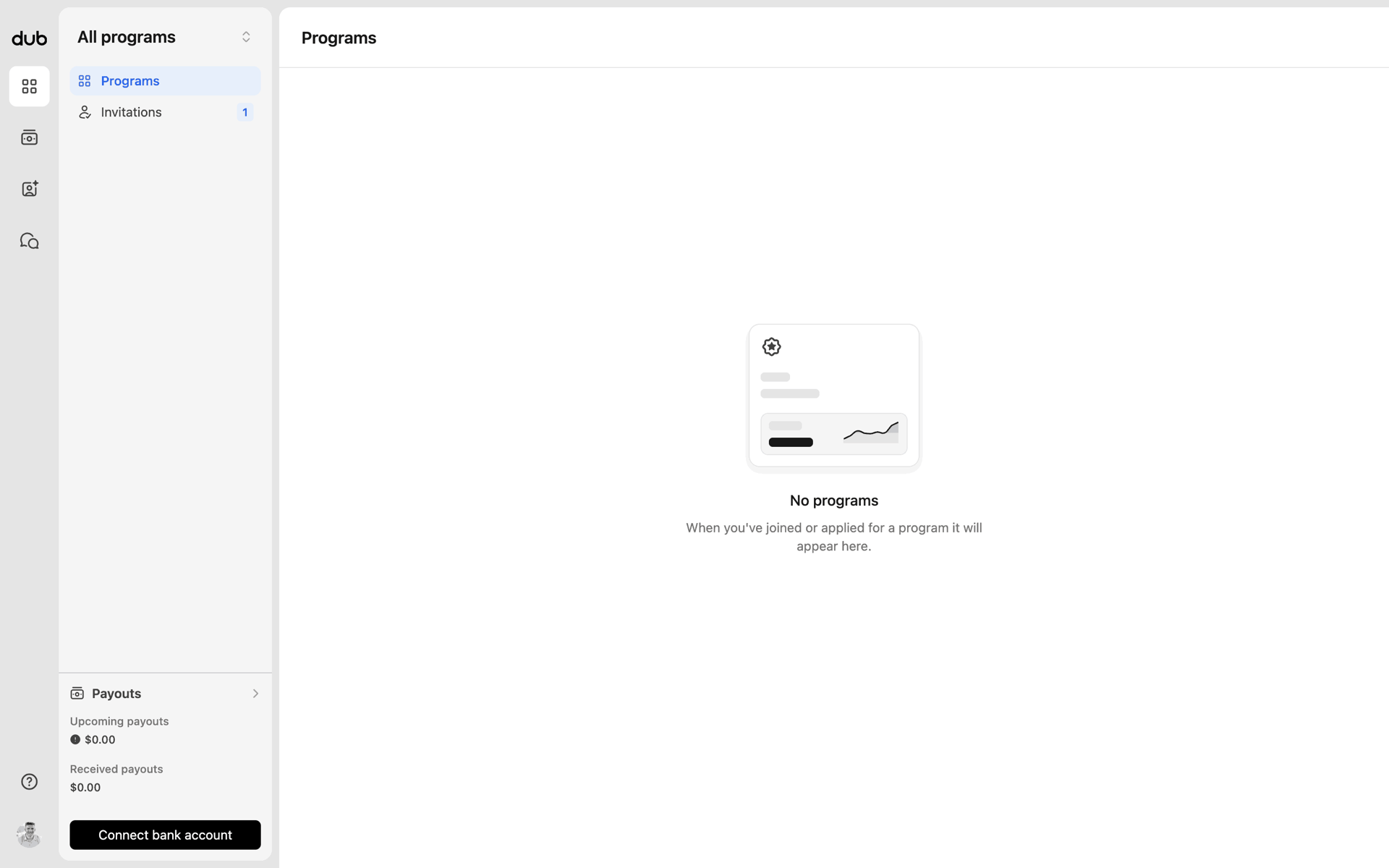 Dub Web Business interface screenshot 3
