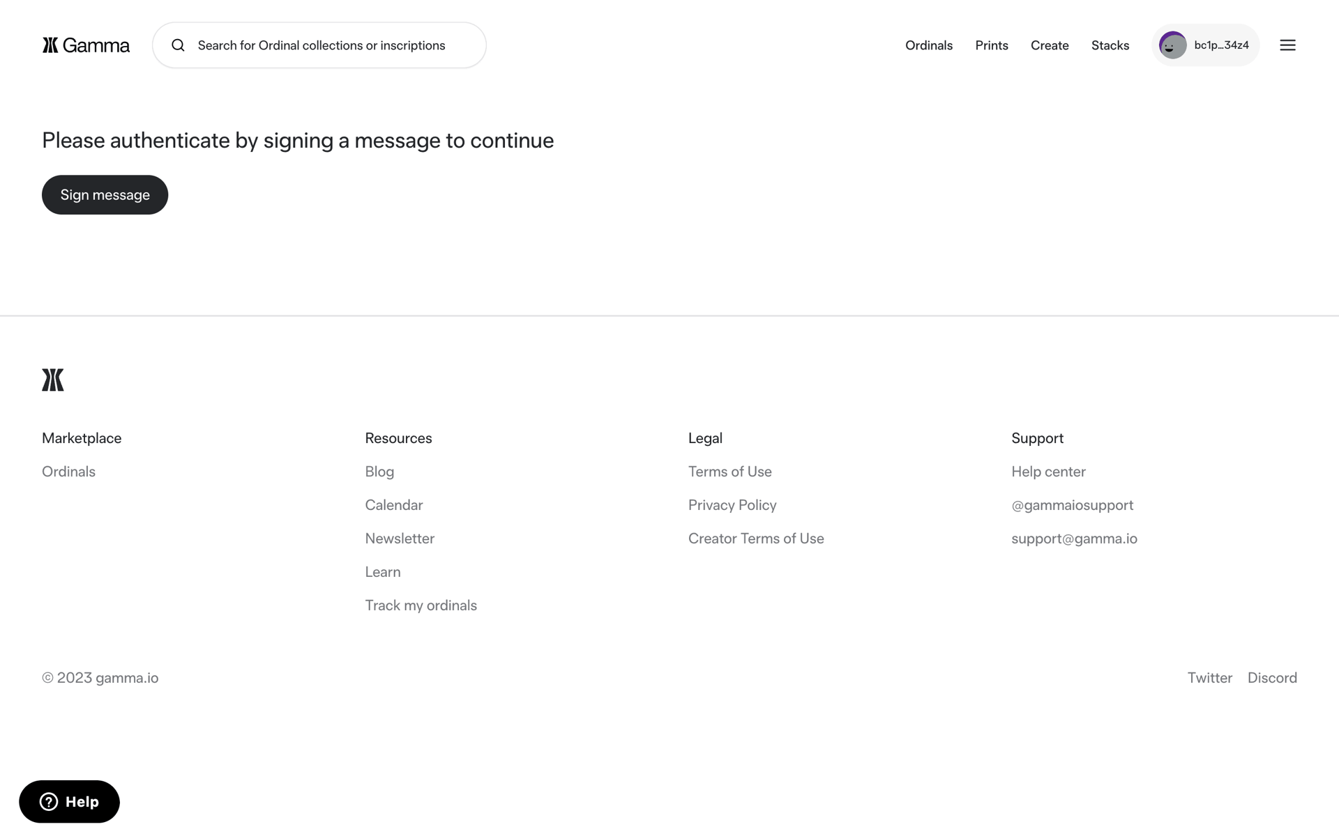 Gamma Web Crypto & Web3 interface screenshot 13
