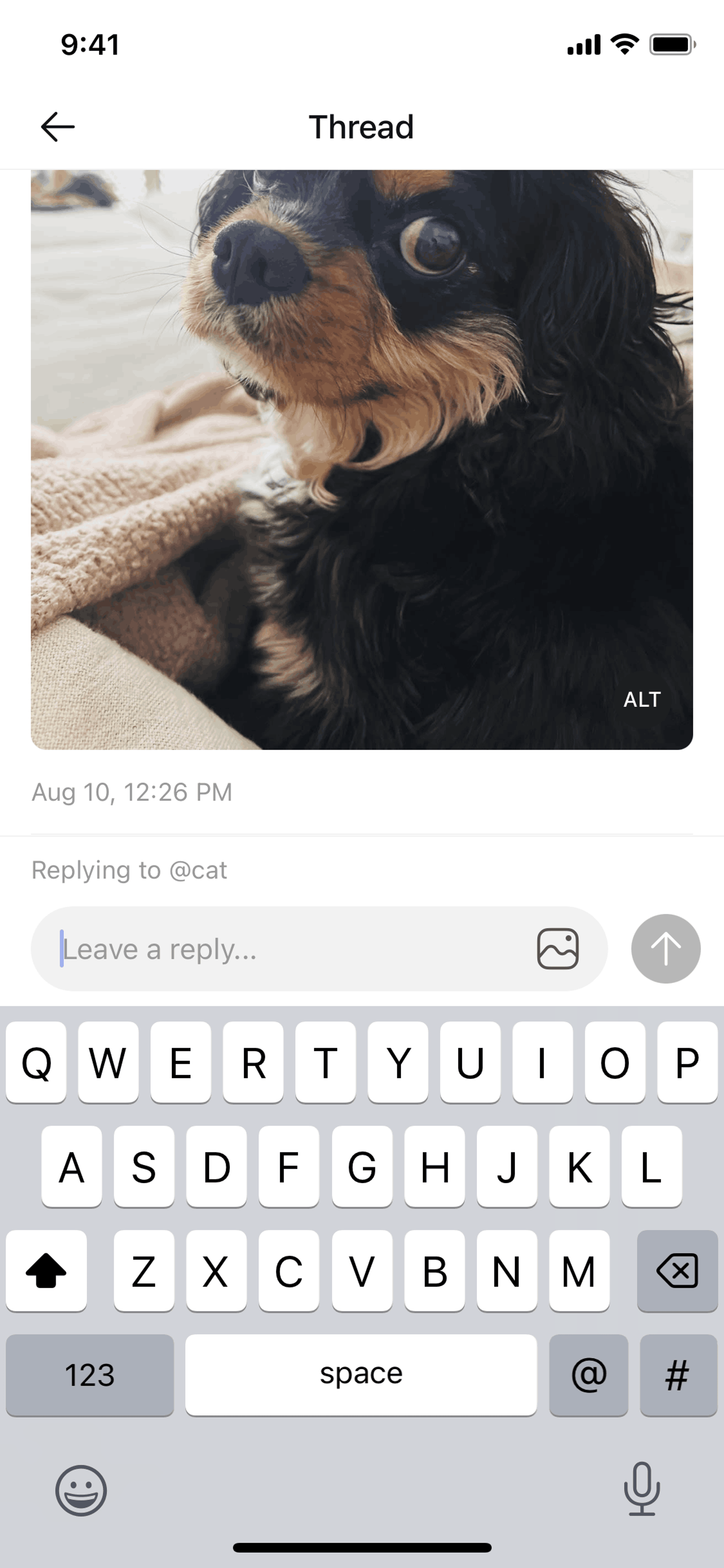 Posts iOS Social Networking interface screenshot 7