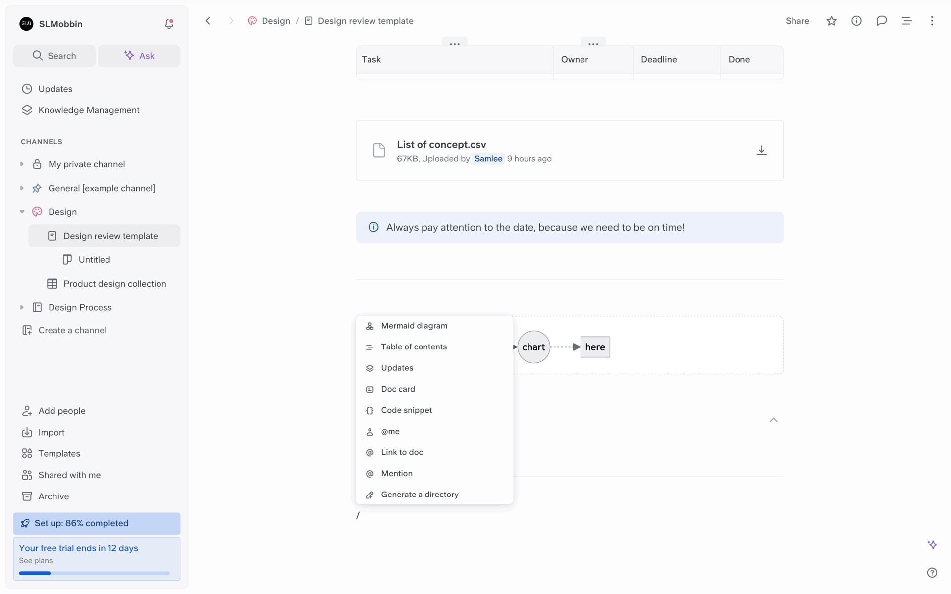 Slite Web Productivity interface screenshot 21