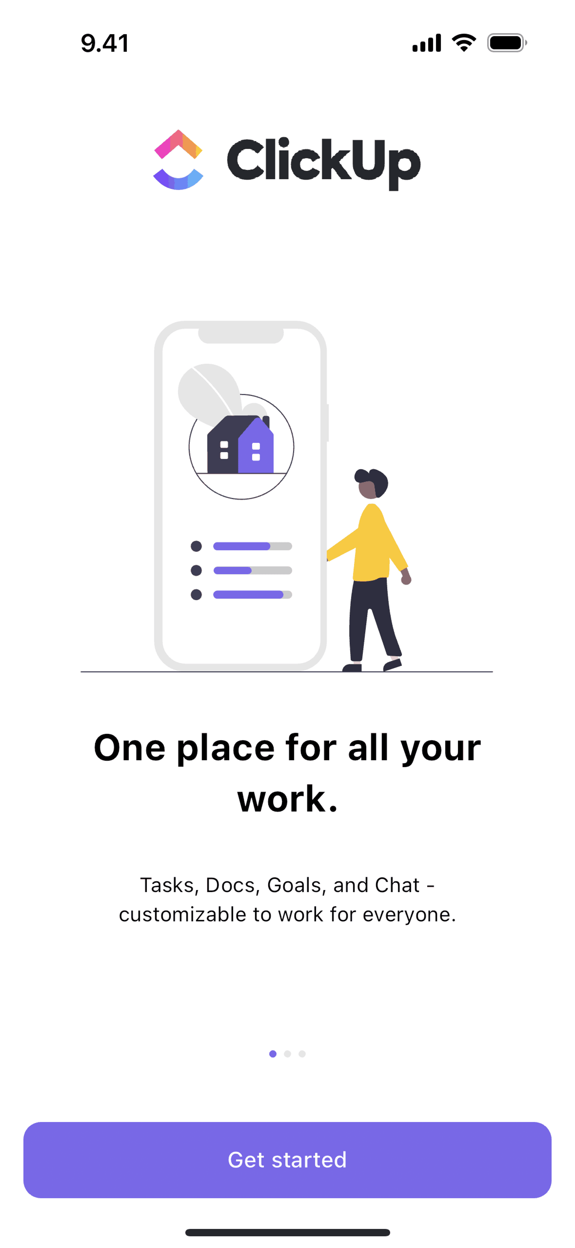 ClickUp iOS Productivity interface screenshot 5