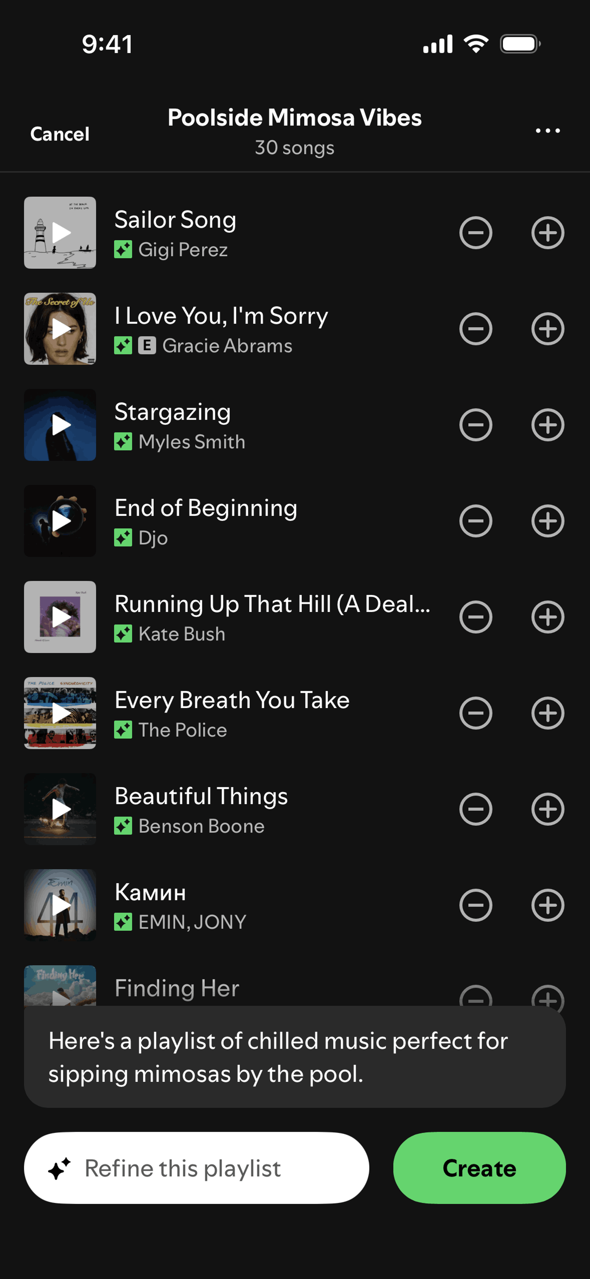 Spotify iOS Music & Audio interface screenshot 4
