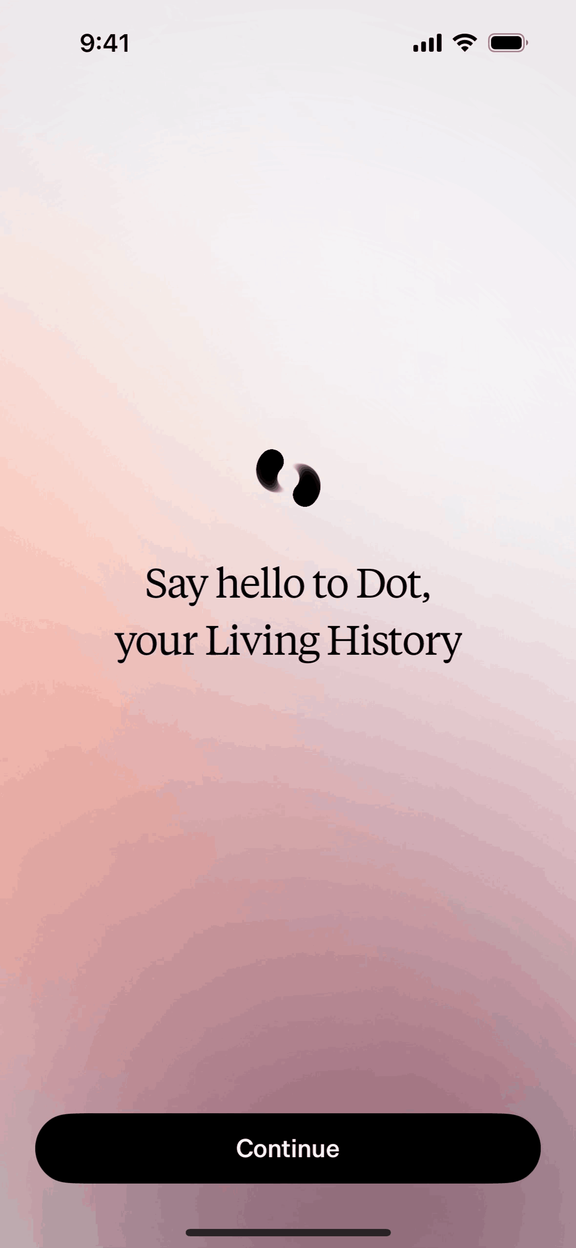 Dot iOS AI interface screenshot 4