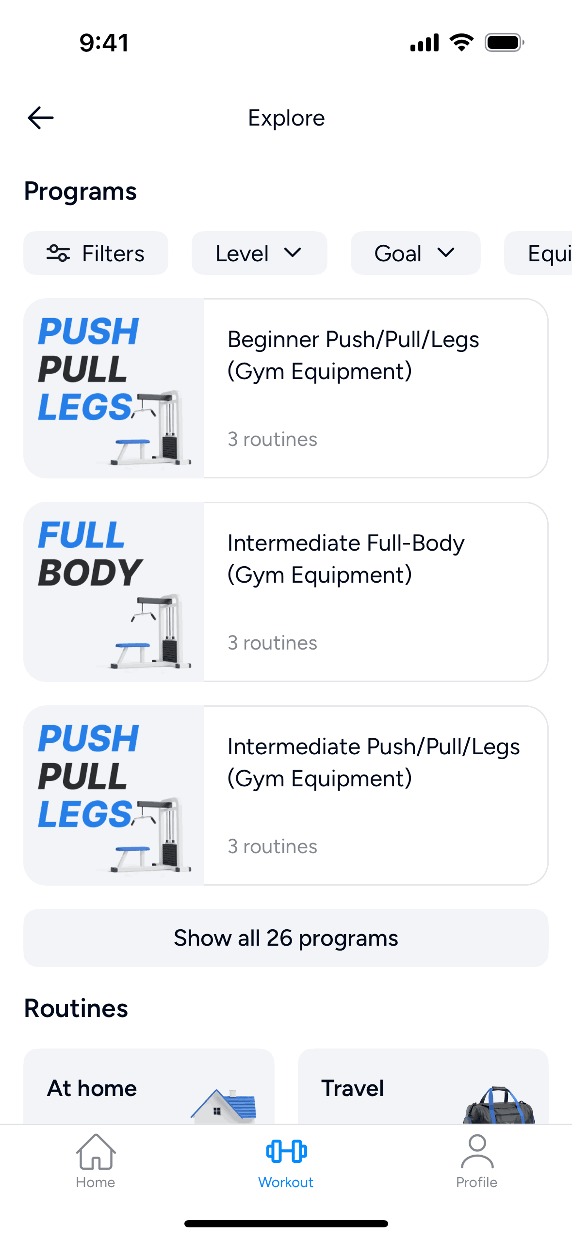 Hevy iOS Health & Fitness interface screenshot 15
