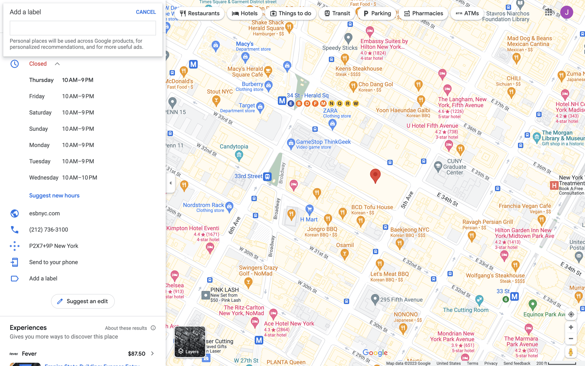 Google Maps Web Maps & Navigation interface screenshot 6