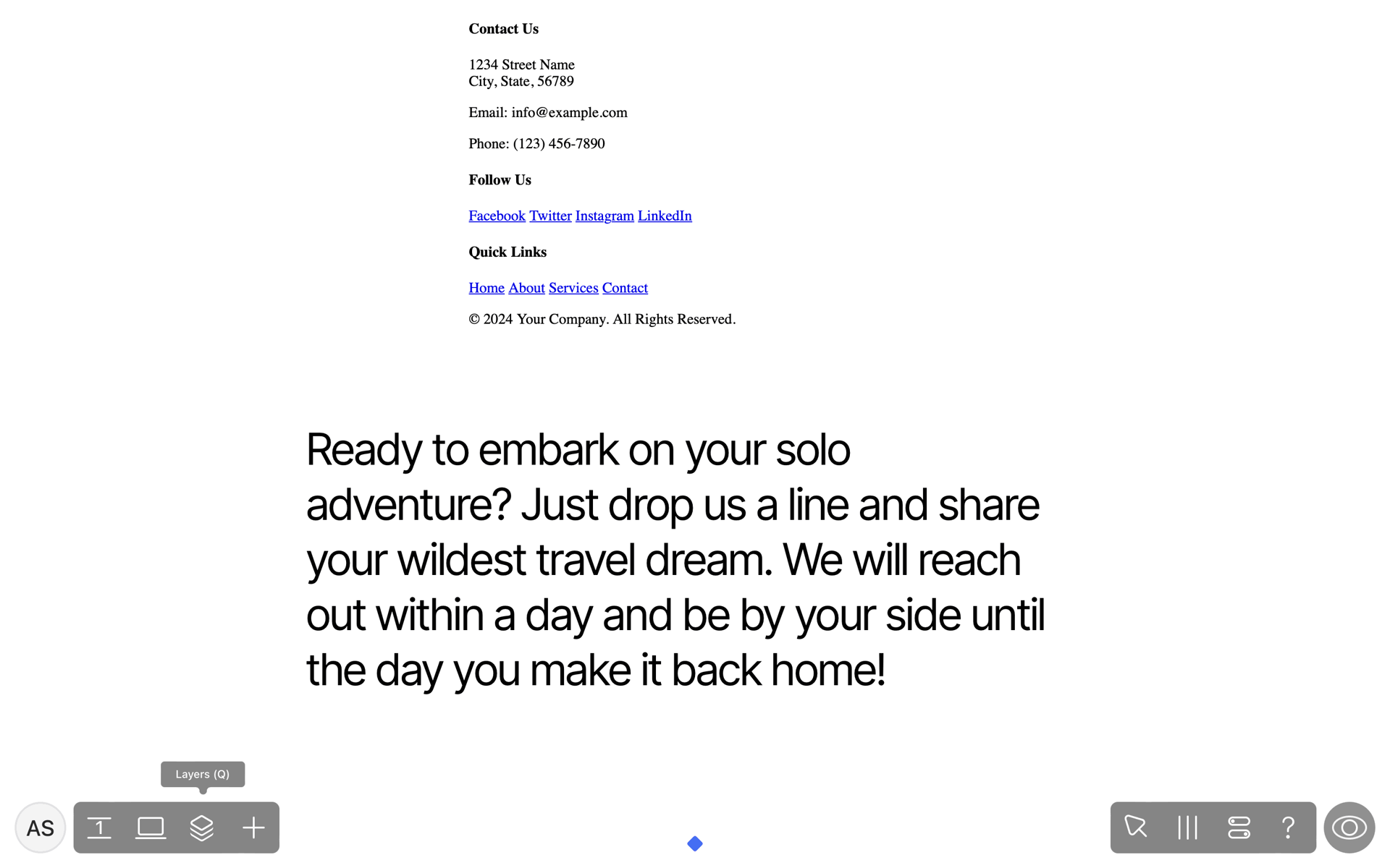 Readymag Web Business interface screenshot 20