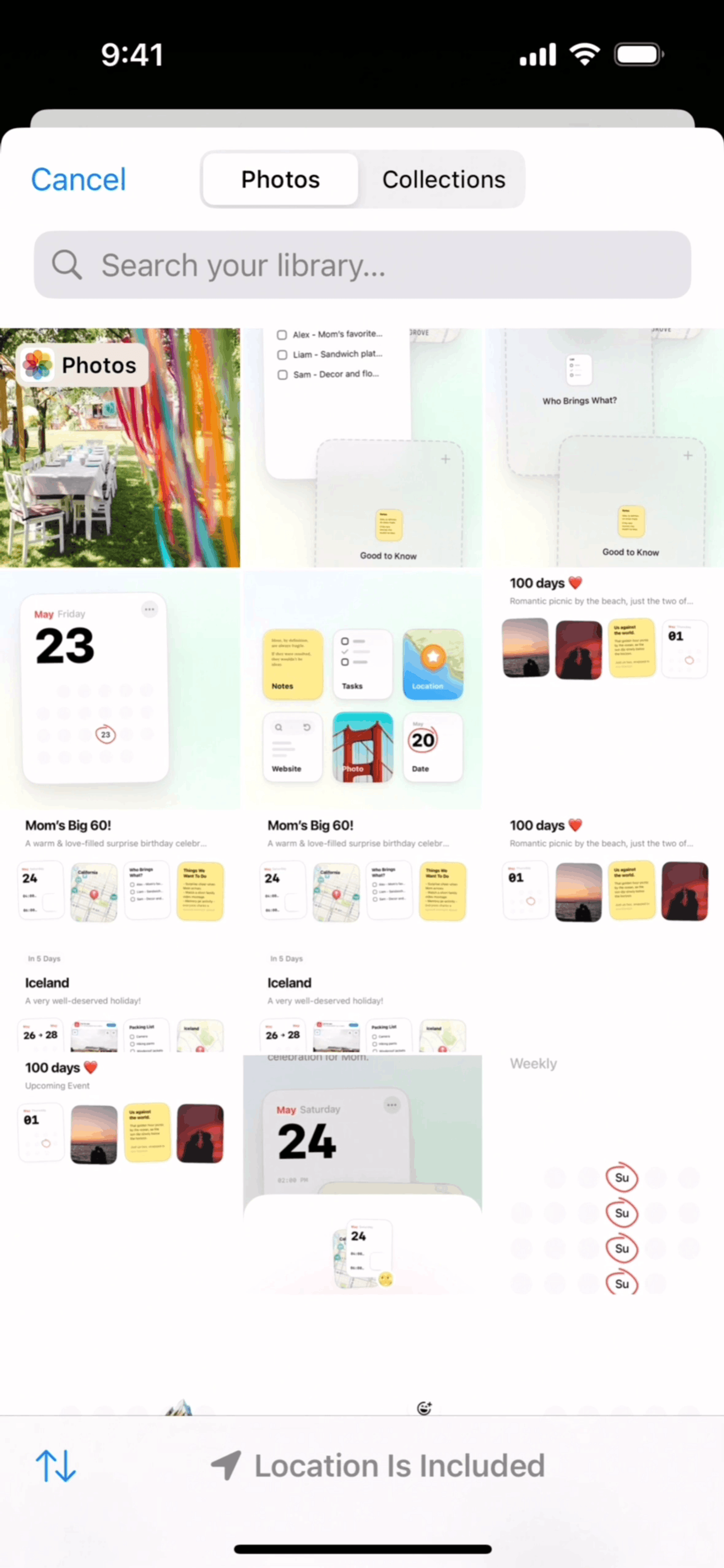 Canopi iOS Collaboration interface screenshot 14