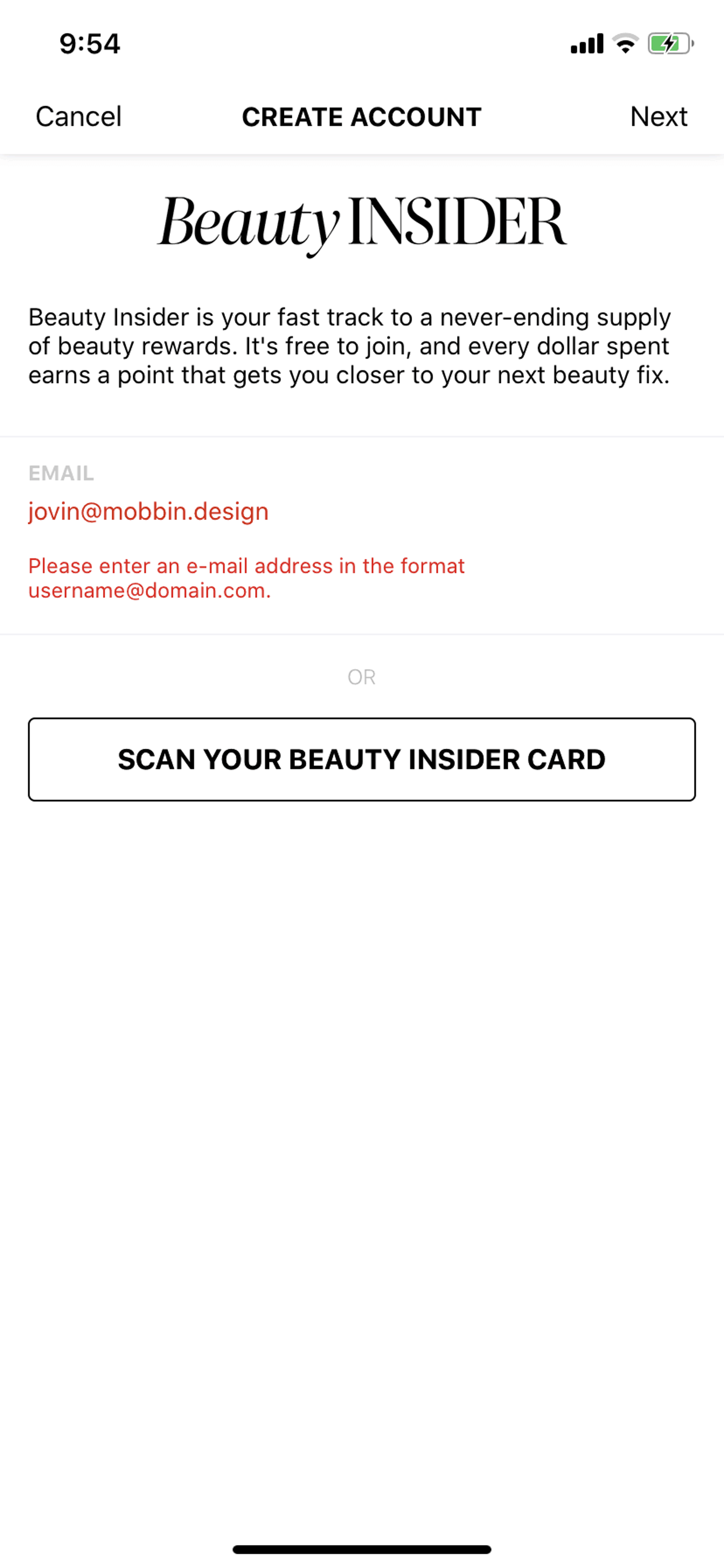 Sephora iOS Shopping interface screenshot 11