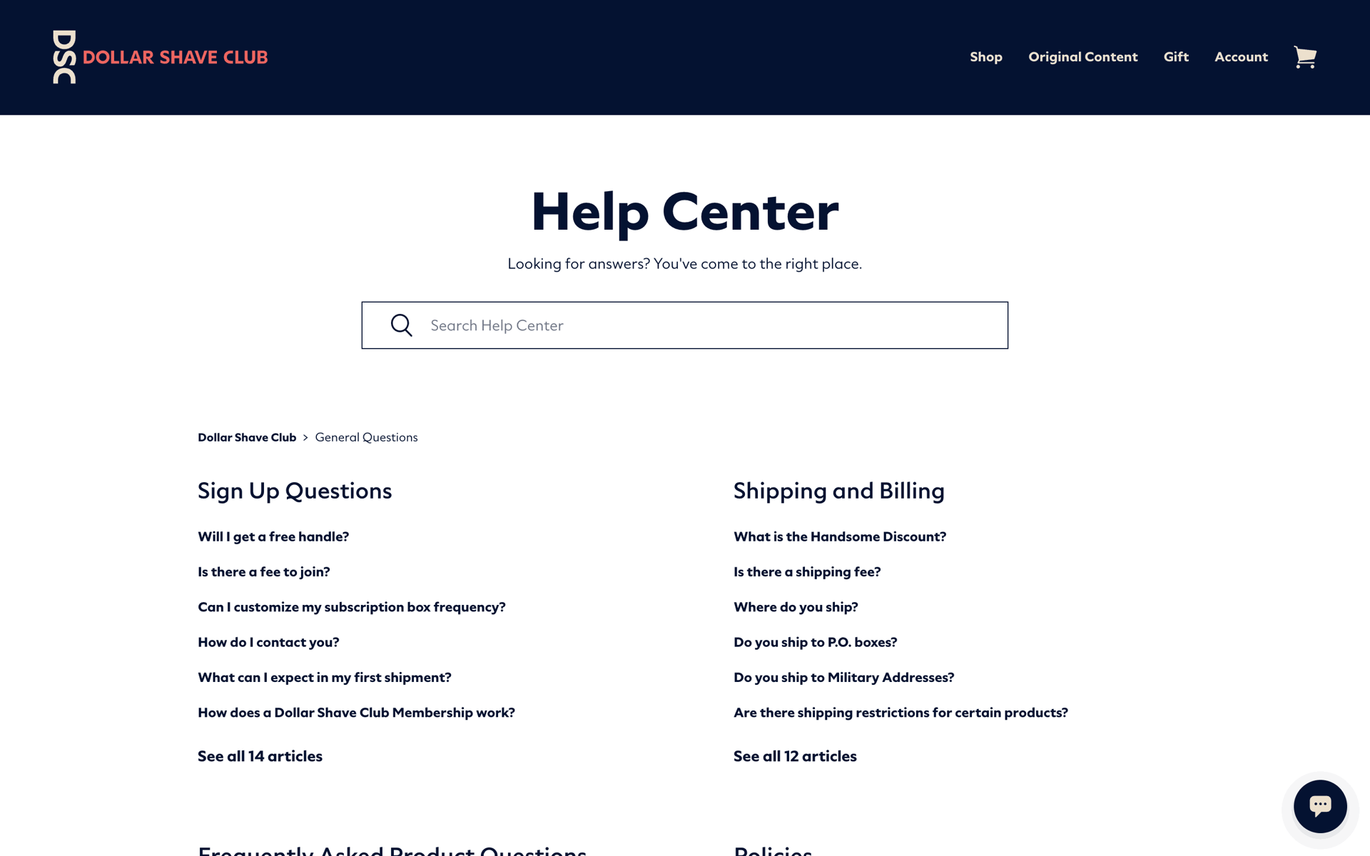 Dollar Shave Club Web Lifestyle interface screenshot 21