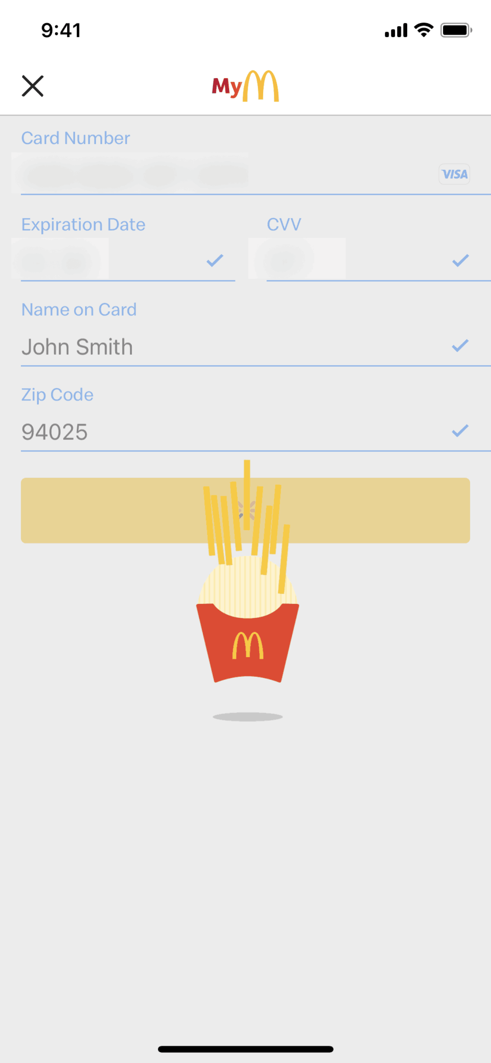 McDonald's iOS Food & Drink interface screenshot 20