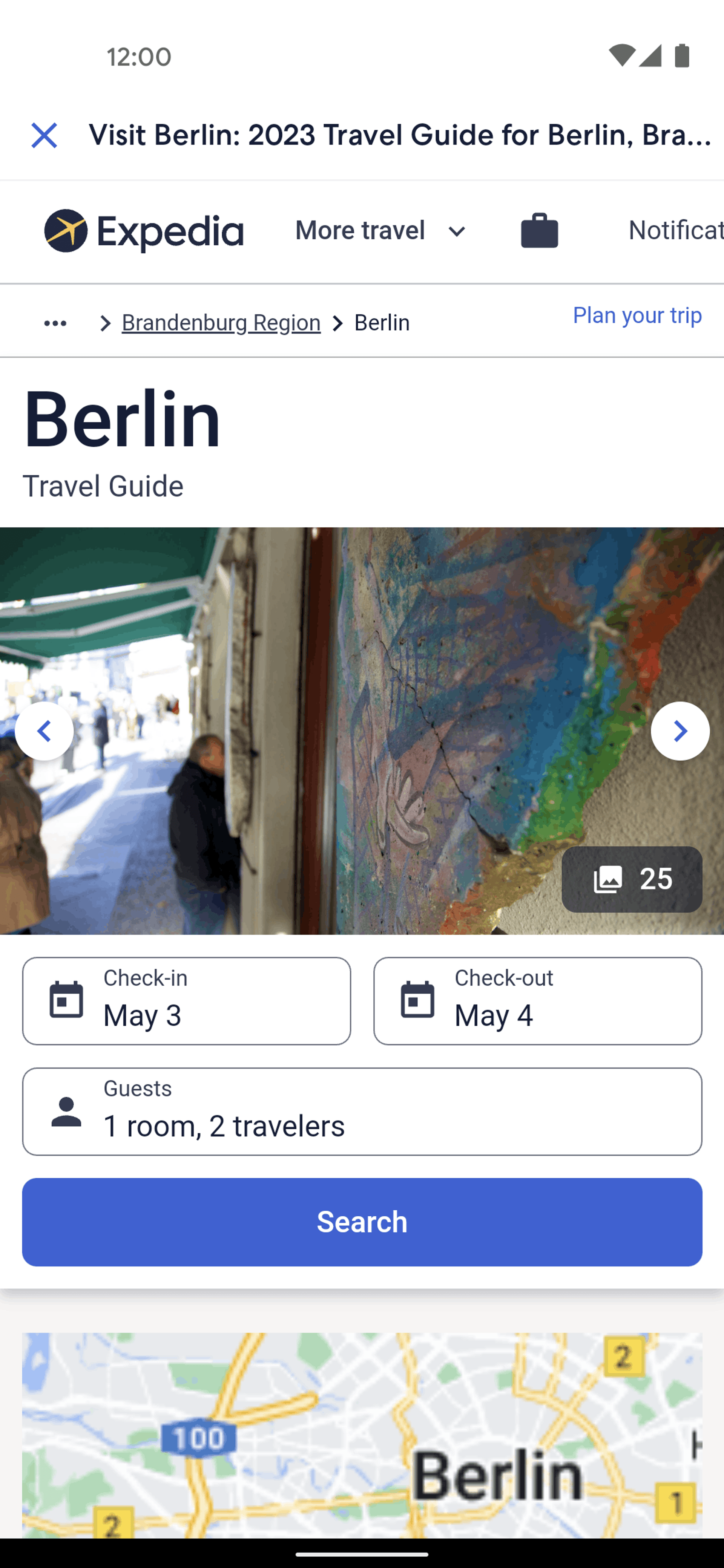Expedia Android Travel & Transportation interface screenshot 22