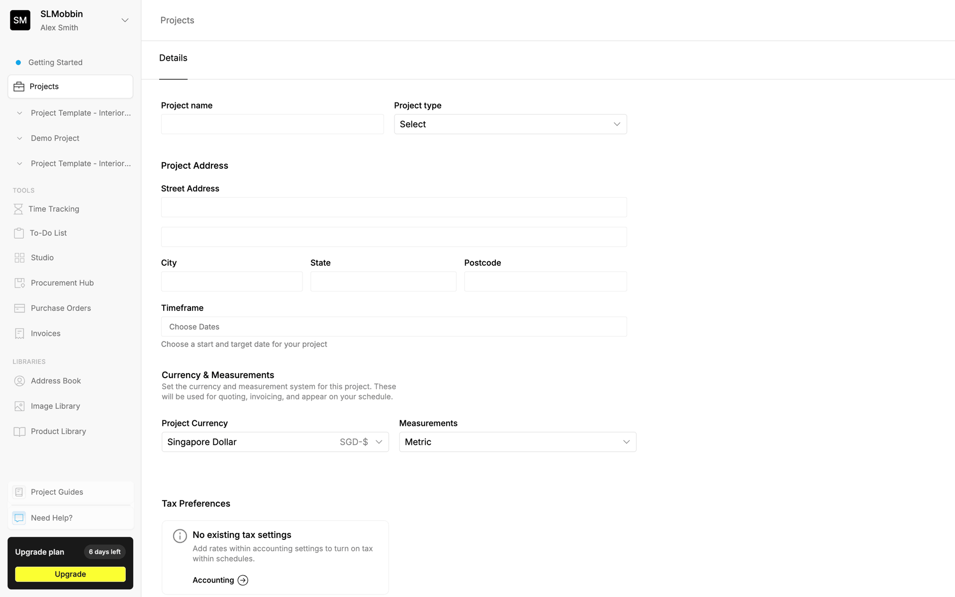 Programa Web Business interface screenshot 17