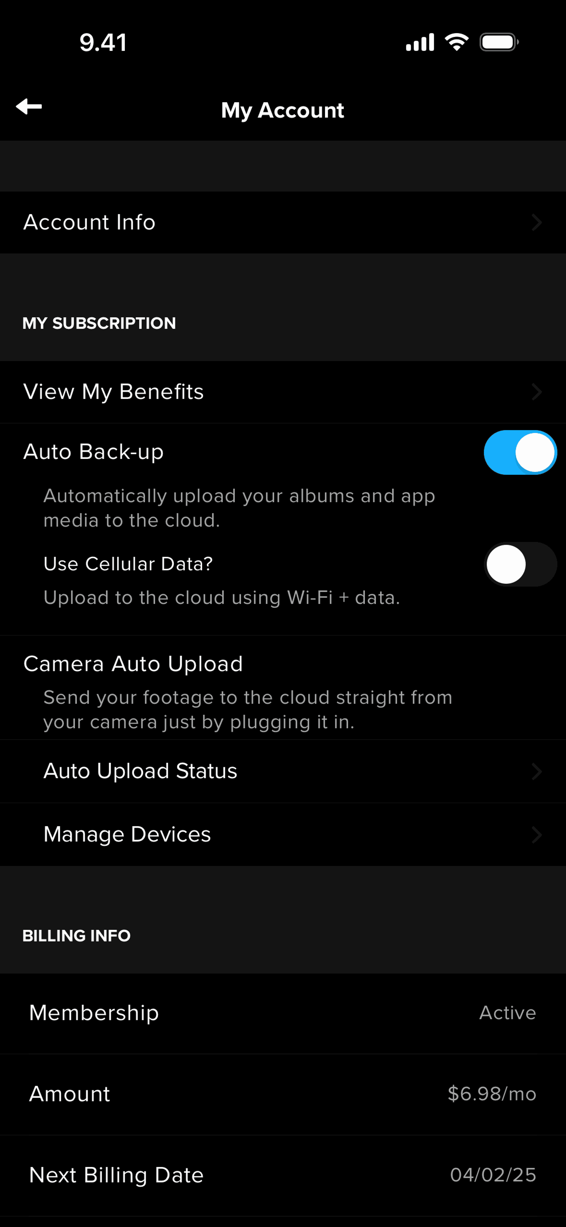 GoPro Quik iOS Photo & Video interface screenshot 12
