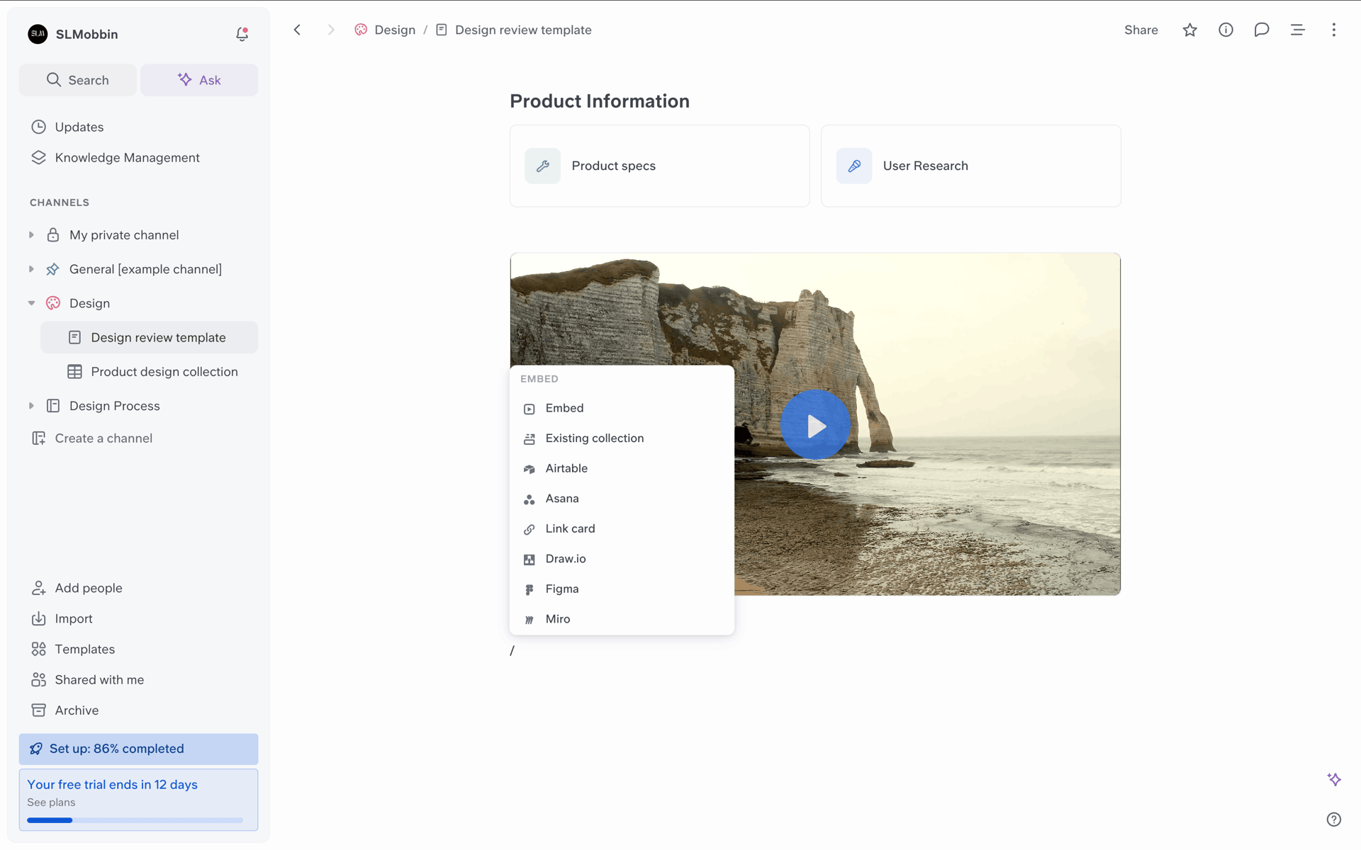 Slite Web Productivity interface screenshot 24