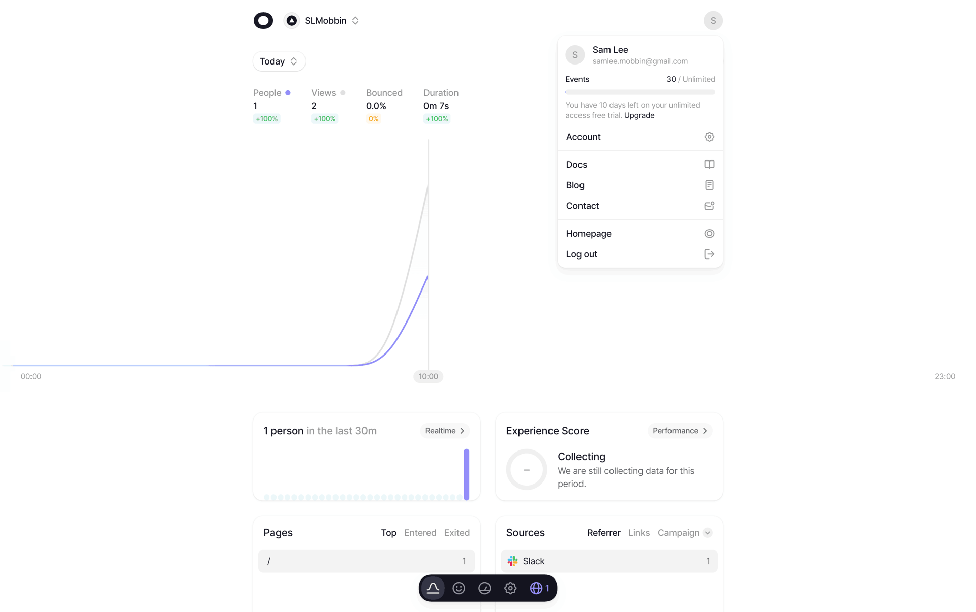 Visitors Web Business interface screenshot 15