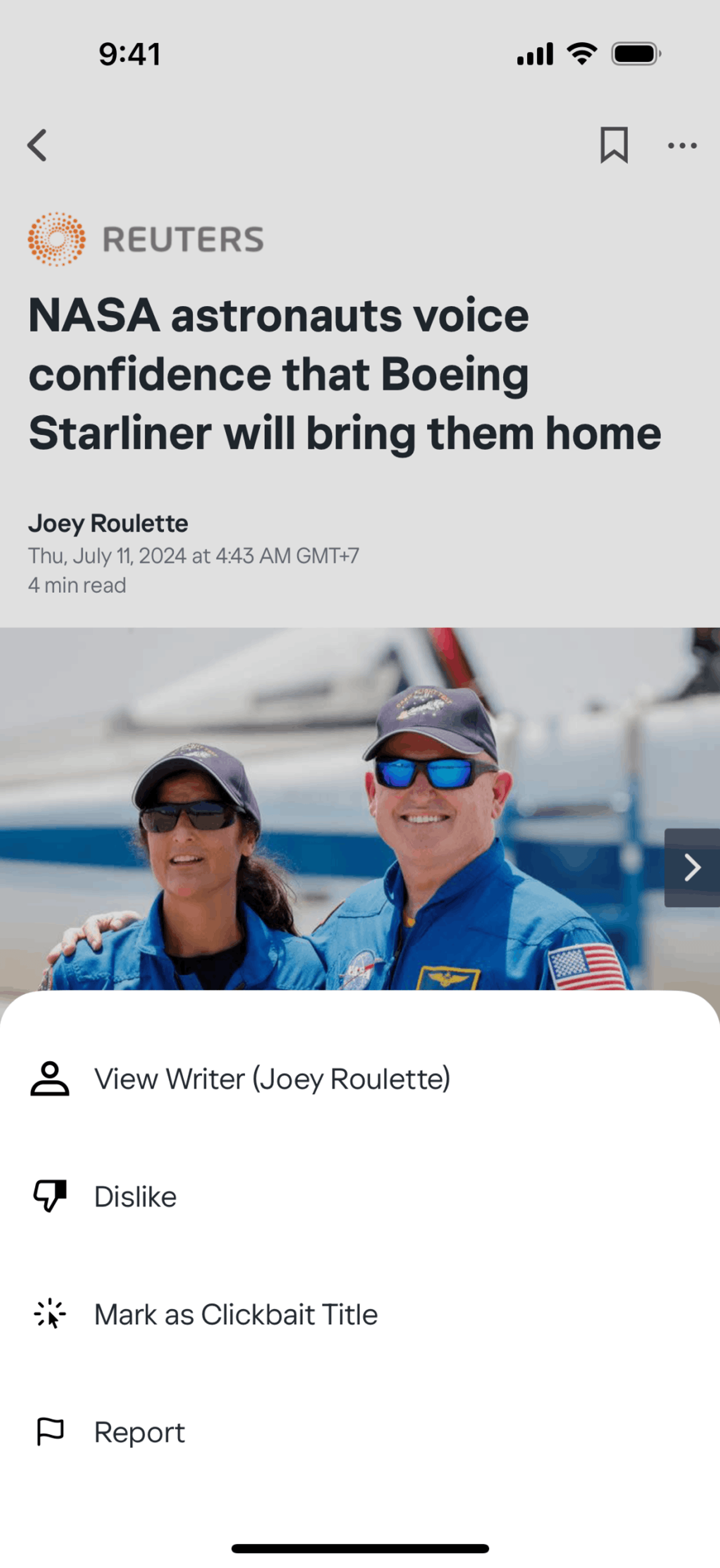 Yahoo News iOS News interface screenshot 10