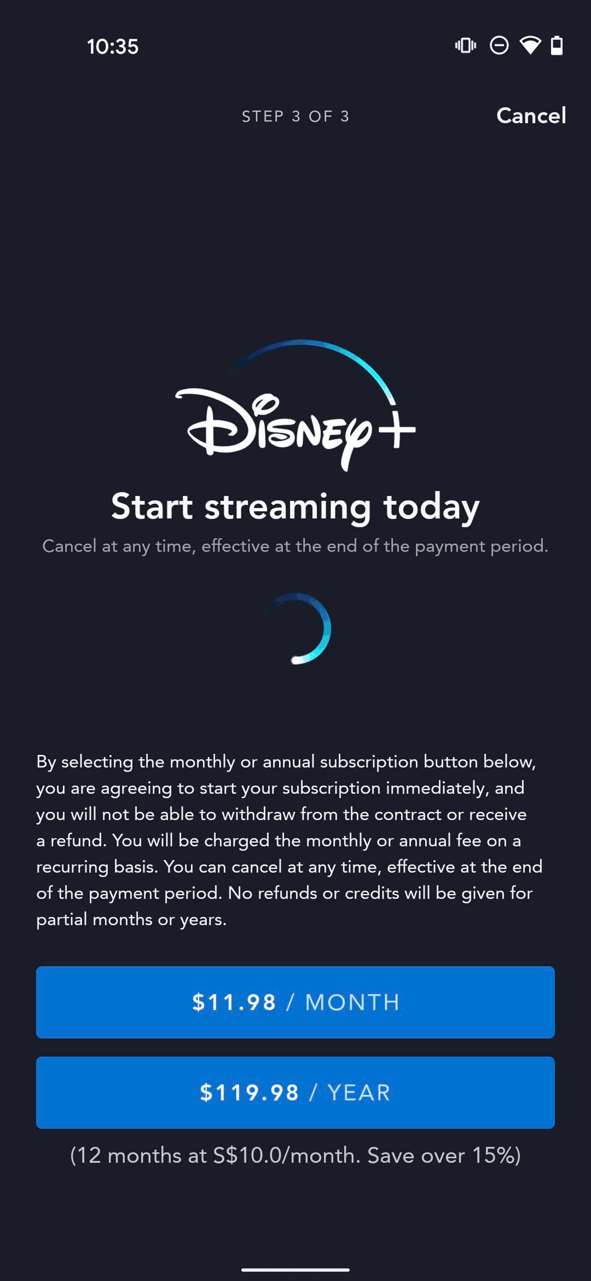 Disney+ Android Entertainment interface screenshot 8