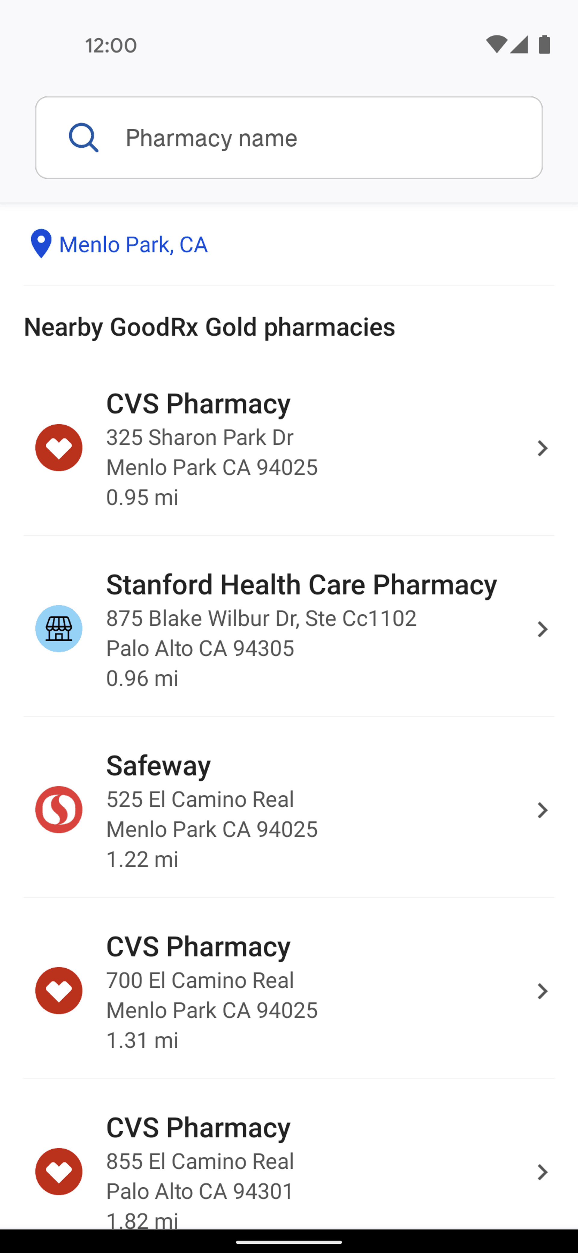 GoodRx Android Medical interface screenshot 6