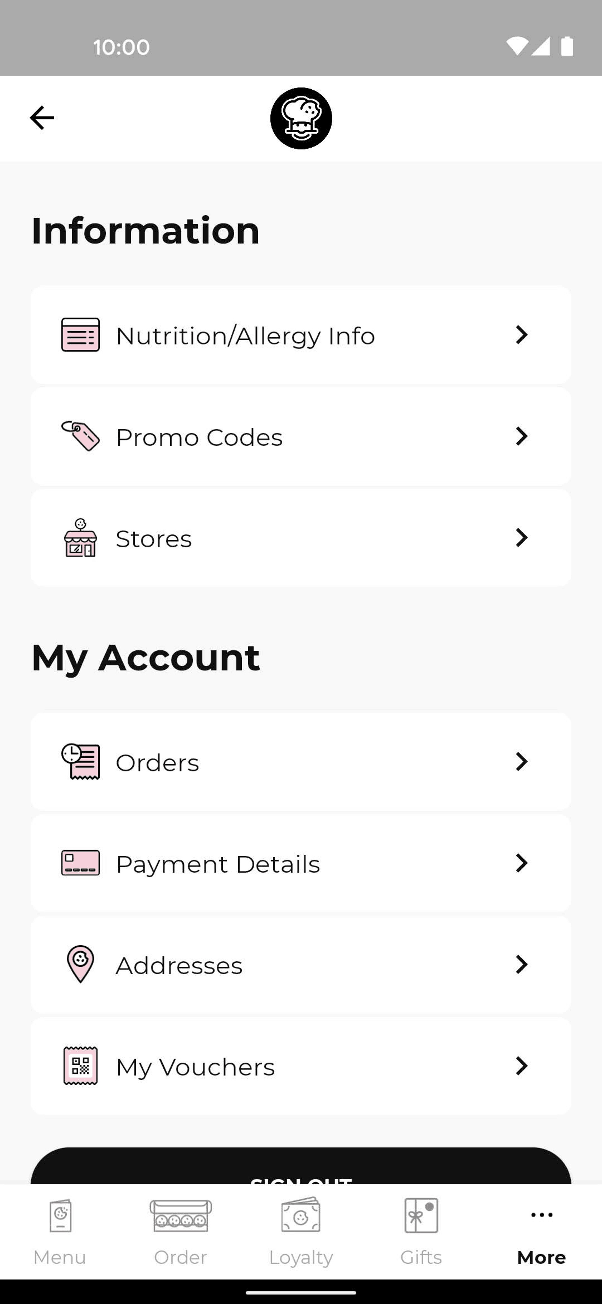 Crumbl Cookies Android Food & Drink interface screenshot 2