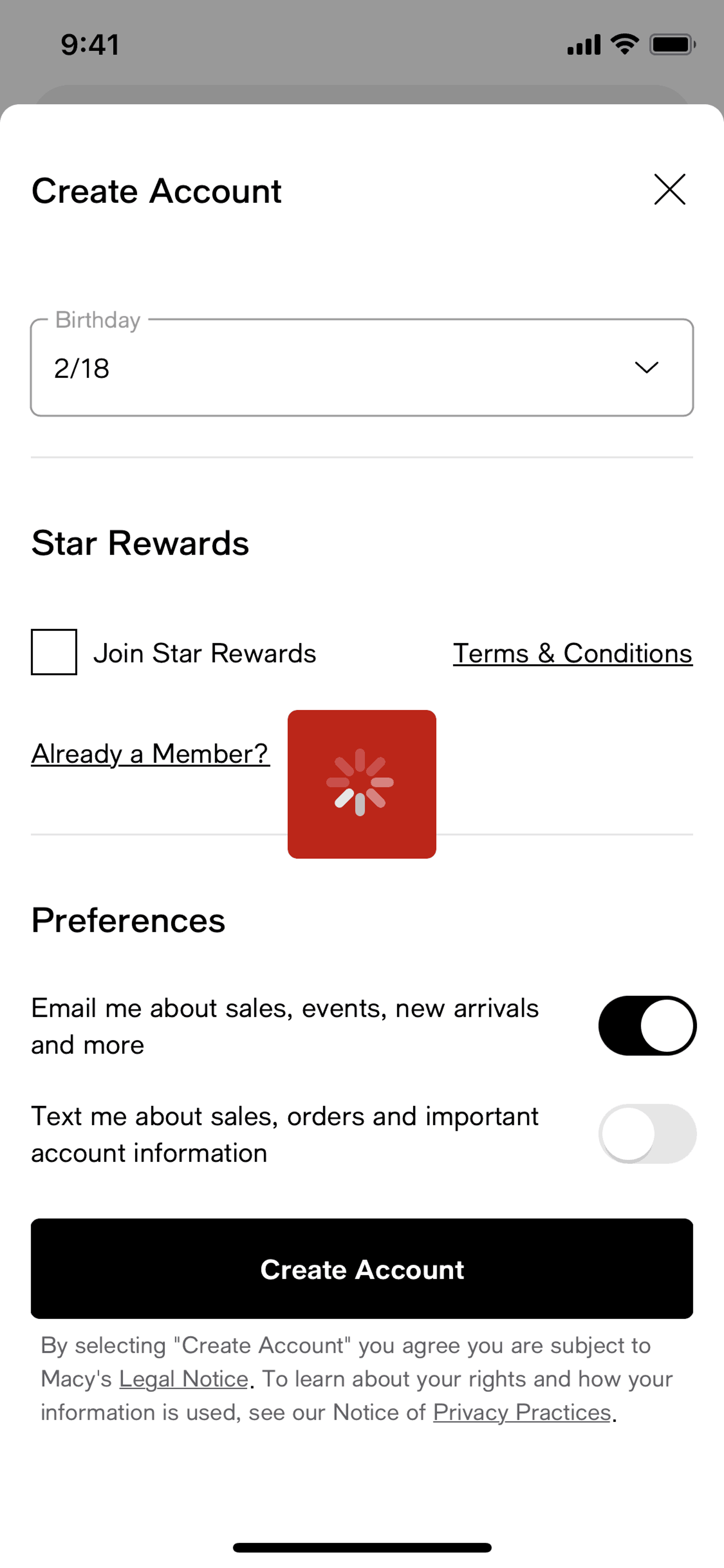 Macy's iOS Shopping interface screenshot 15