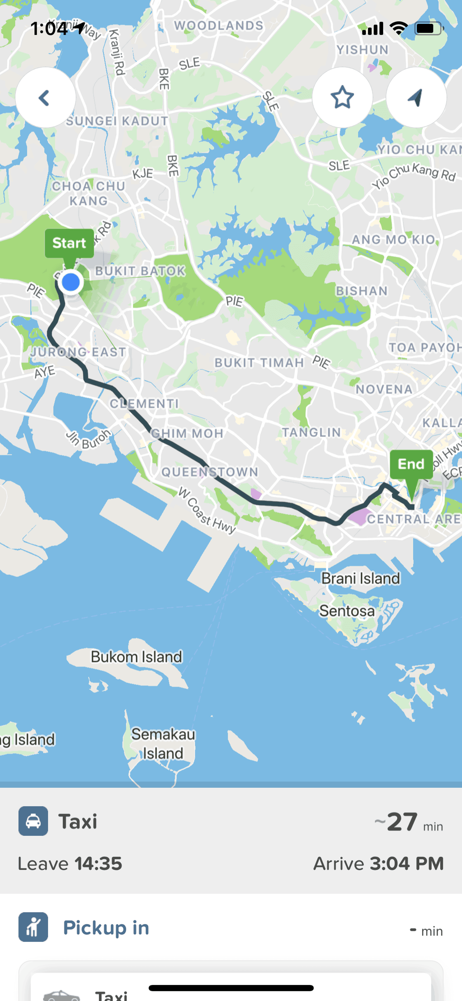 Citymapper iOS Maps & Navigation interface screenshot 20