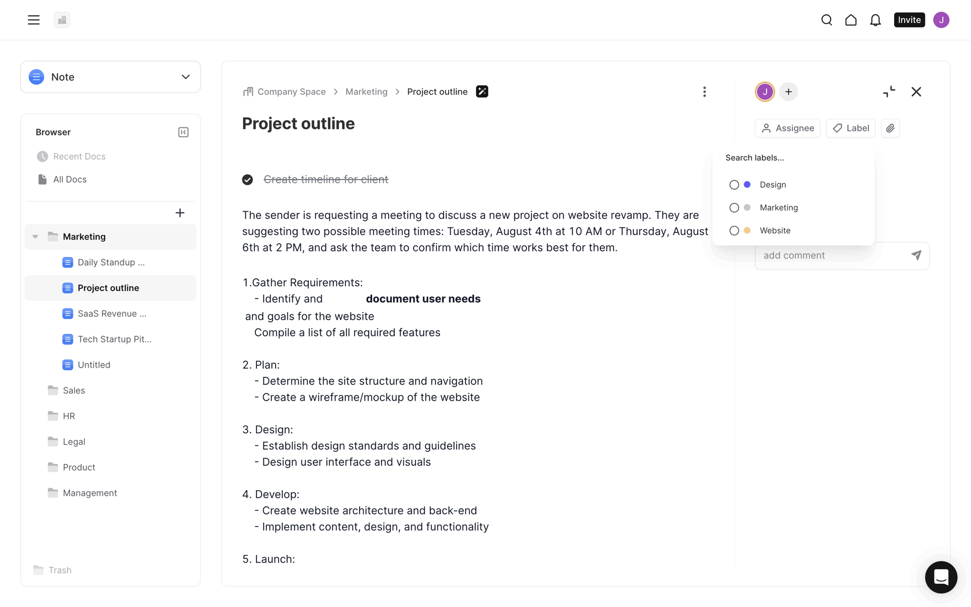 Frame Web AI interface screenshot 15