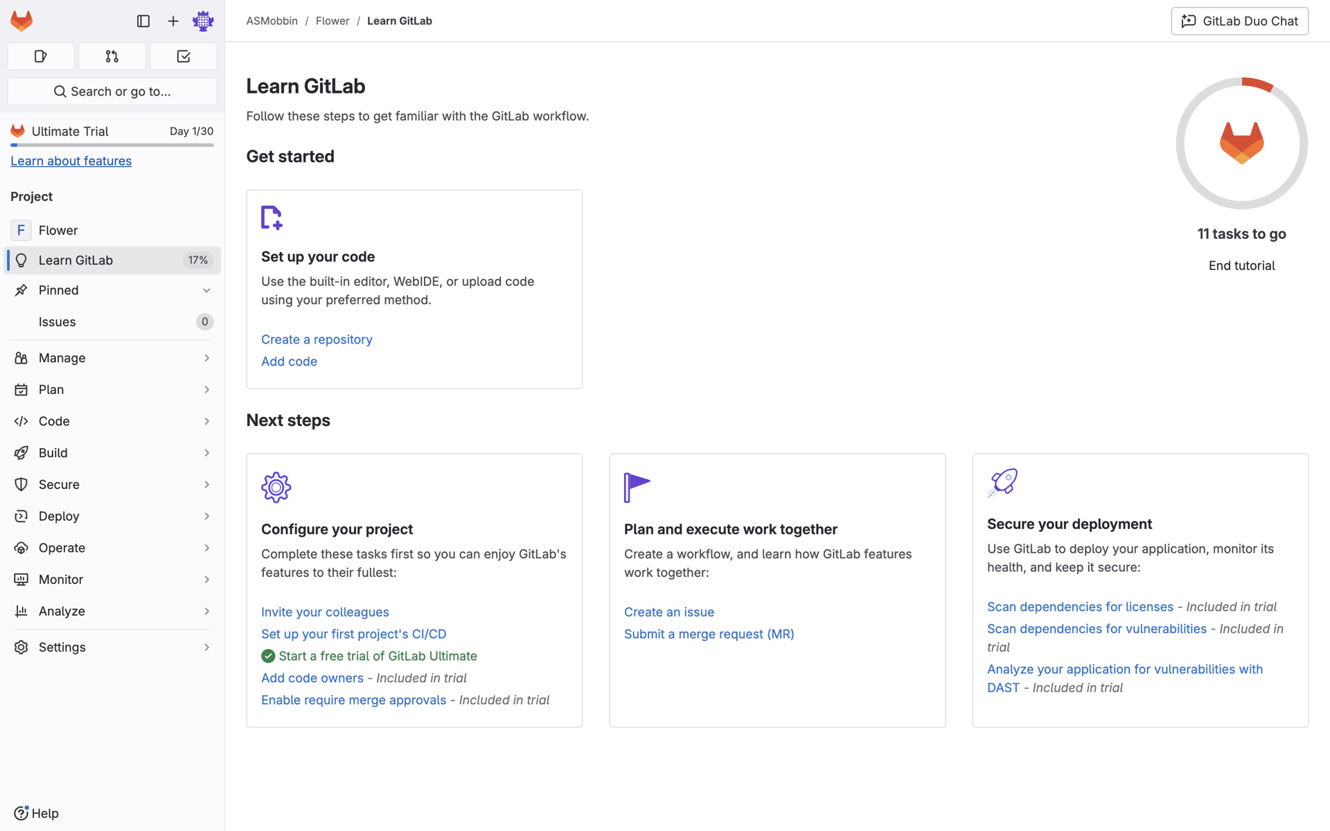GitLab Web Developer Tools interface screenshot 4