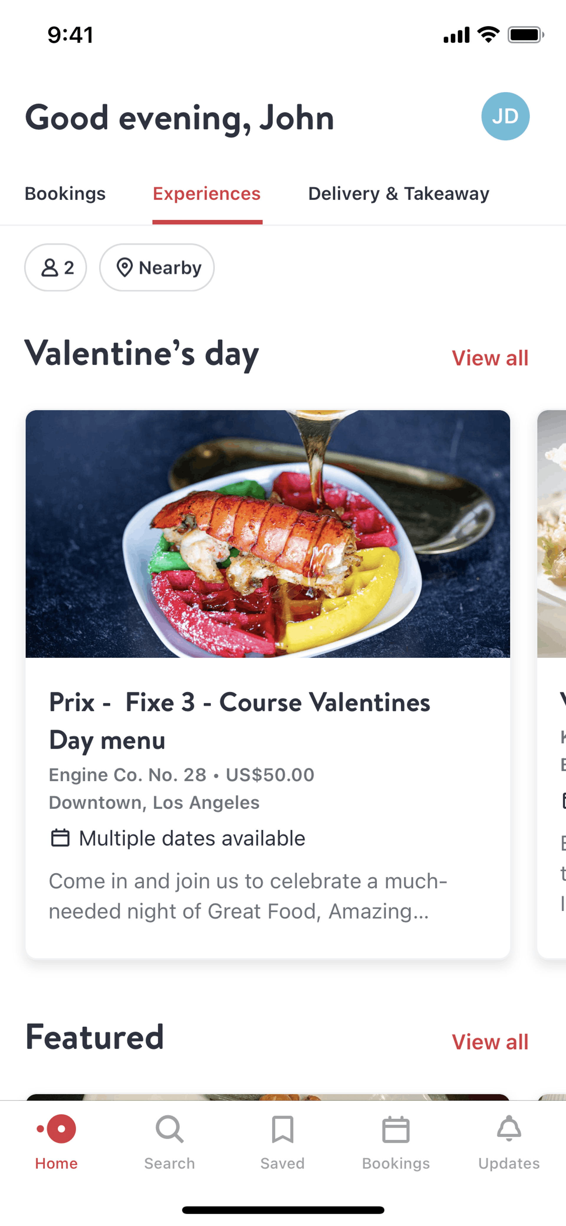 OpenTable iOS Food & Drink interface screenshot 16
