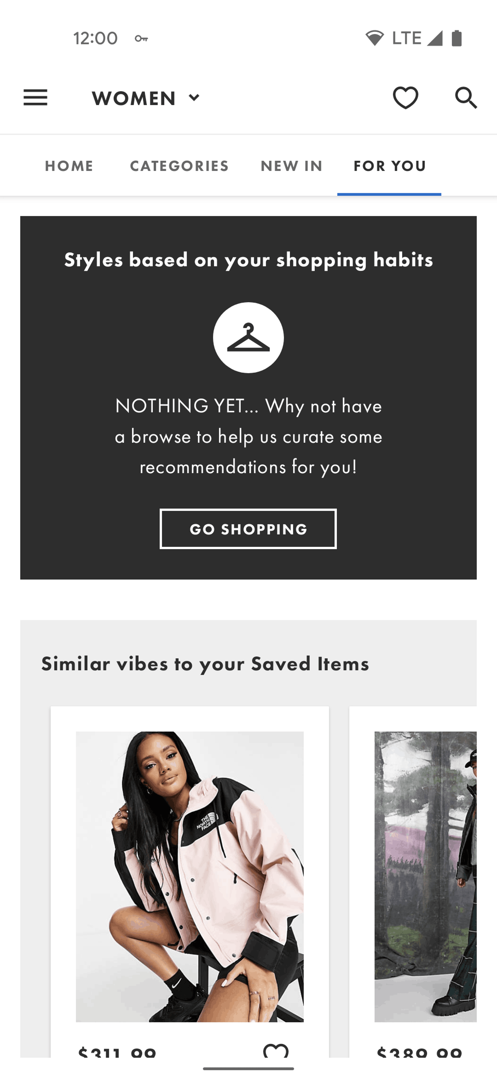 ASOS Android Shopping interface screenshot 11