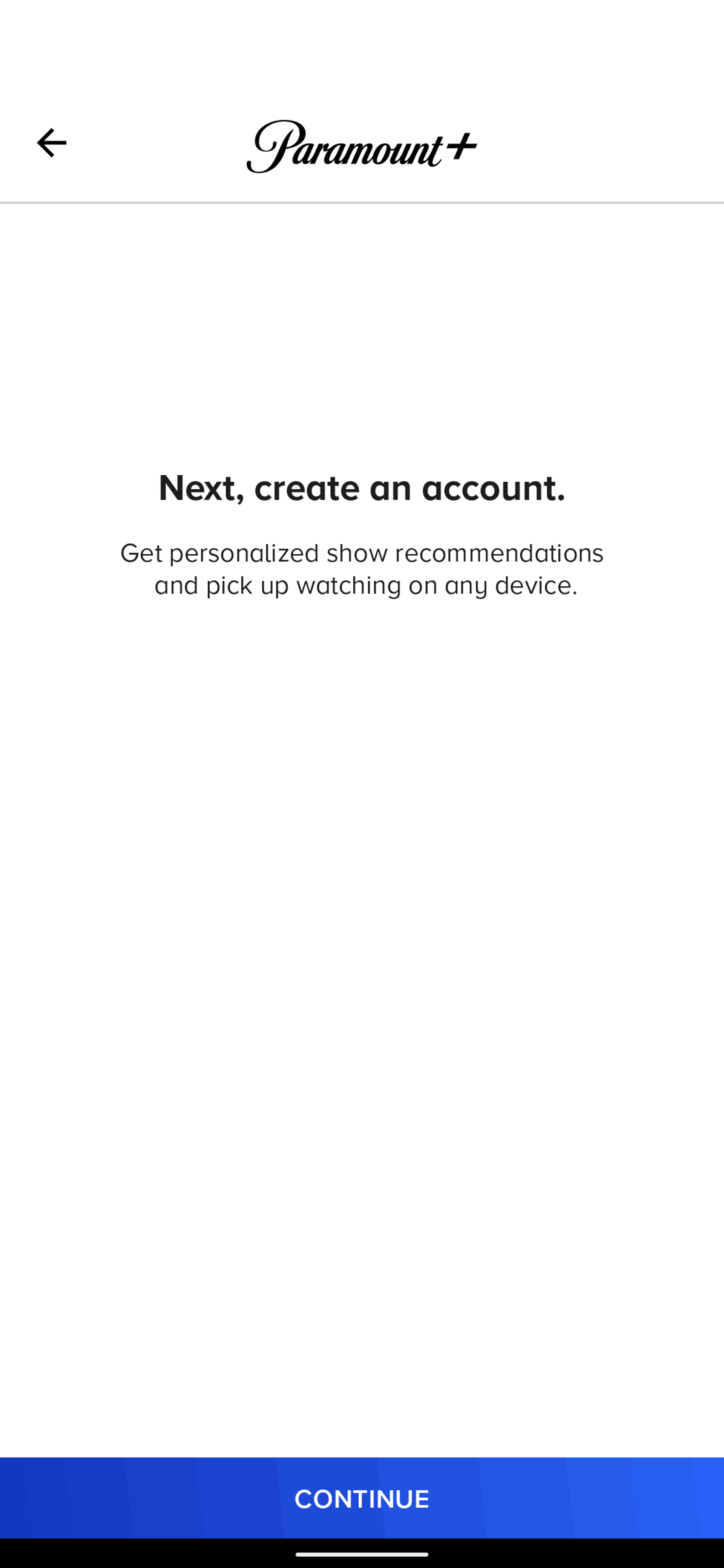 Paramount+ Android Entertainment interface screenshot 10