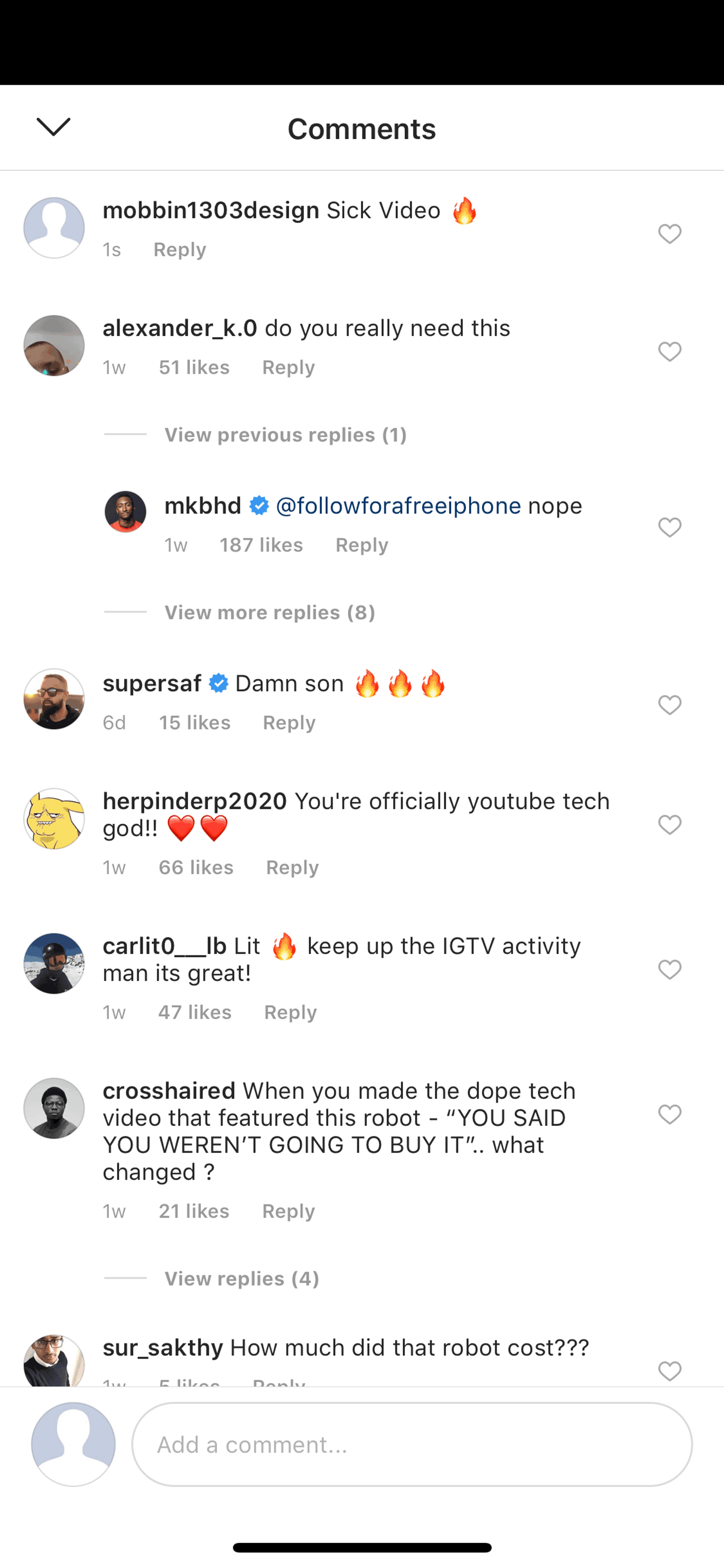 IGTV iOS Photo & Video interface screenshot 20