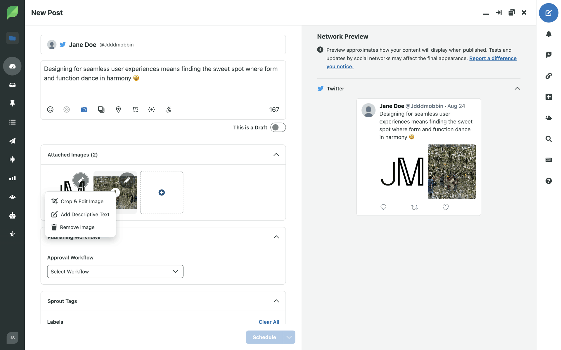 Sprout Social Web Business interface screenshot 10