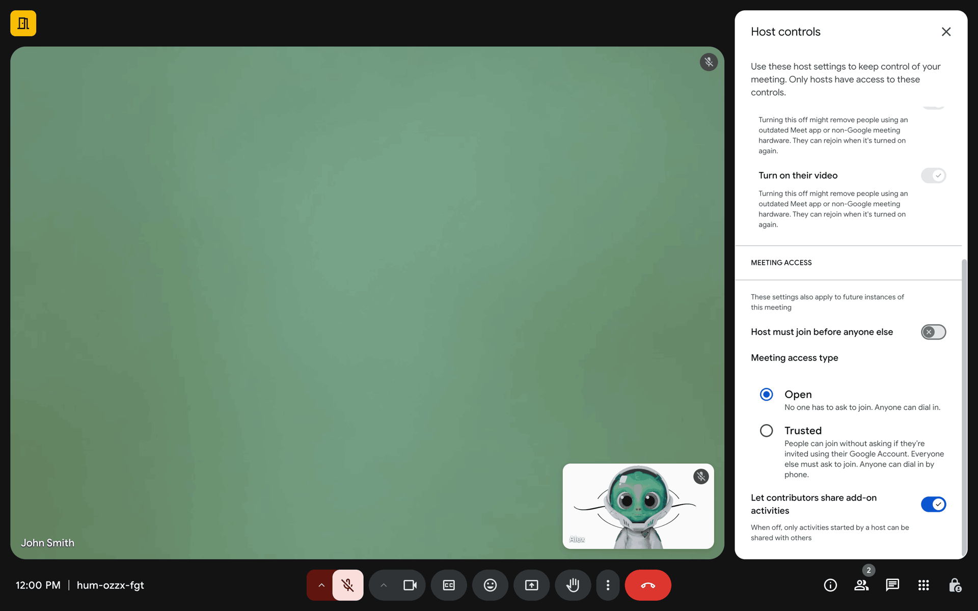 Google Meet Web Social Networking interface screenshot 21