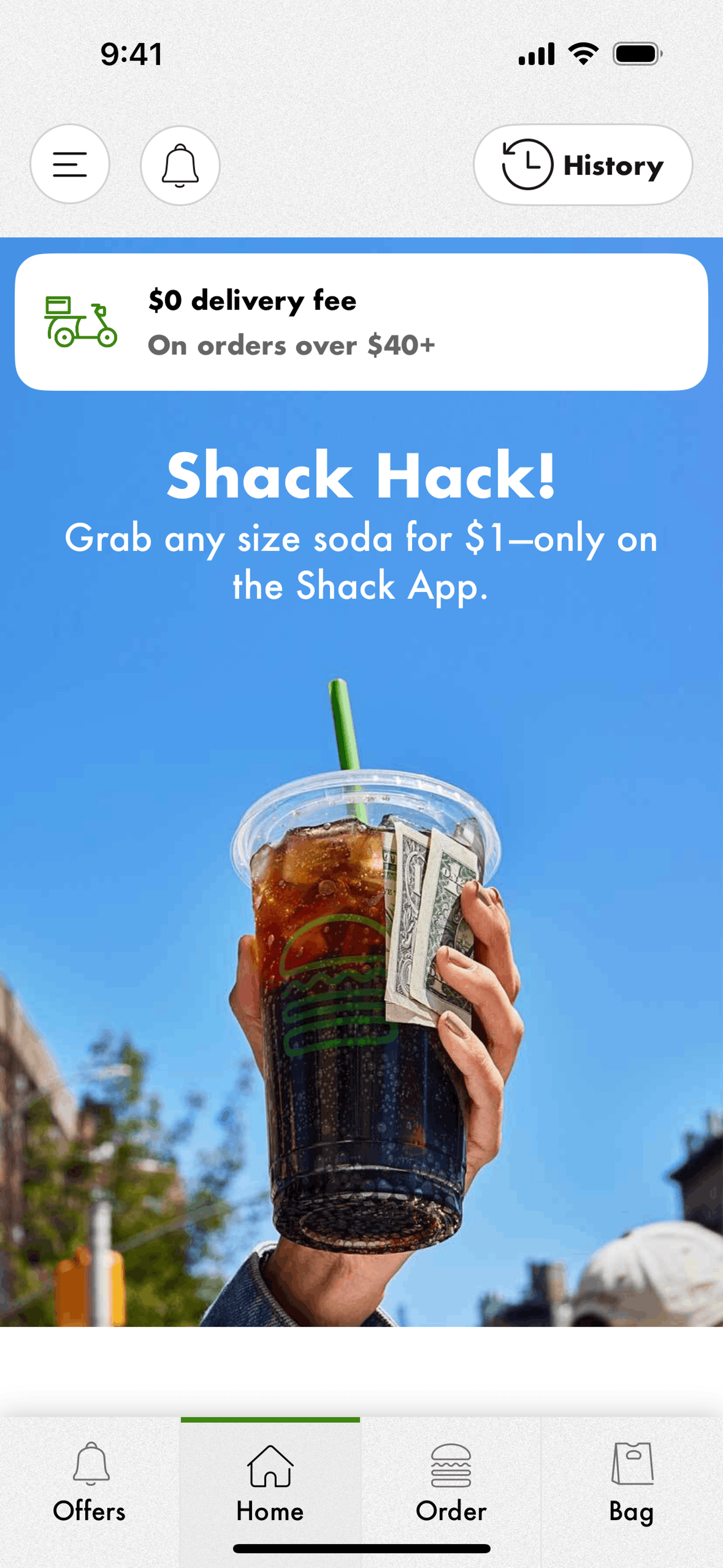 Shake Shack iOS Food & Drink interface screenshot 3