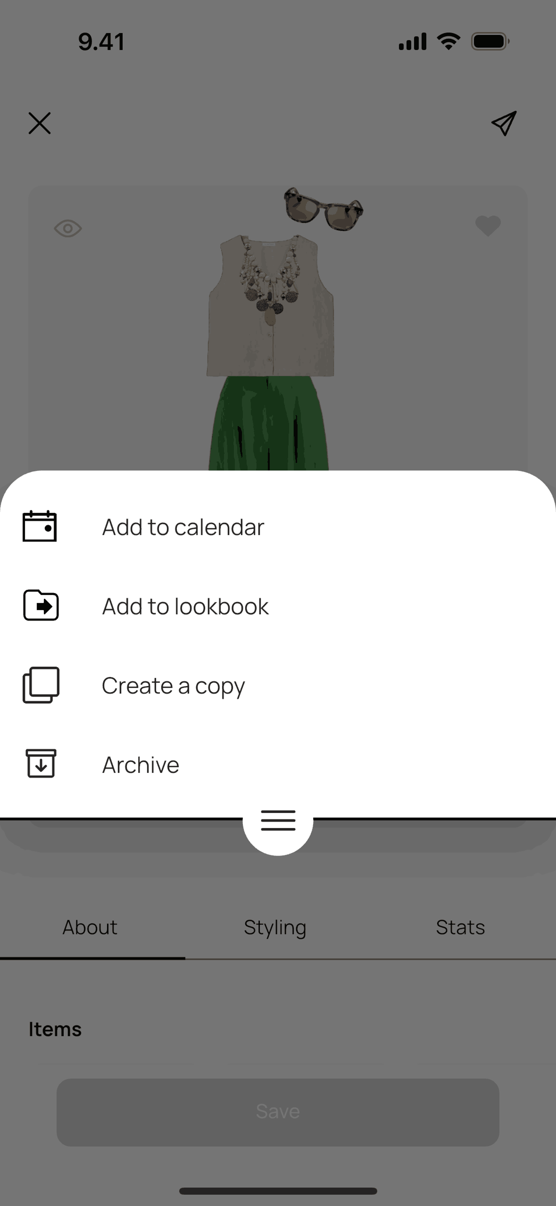 Whering iOS Lifestyle interface screenshot 7