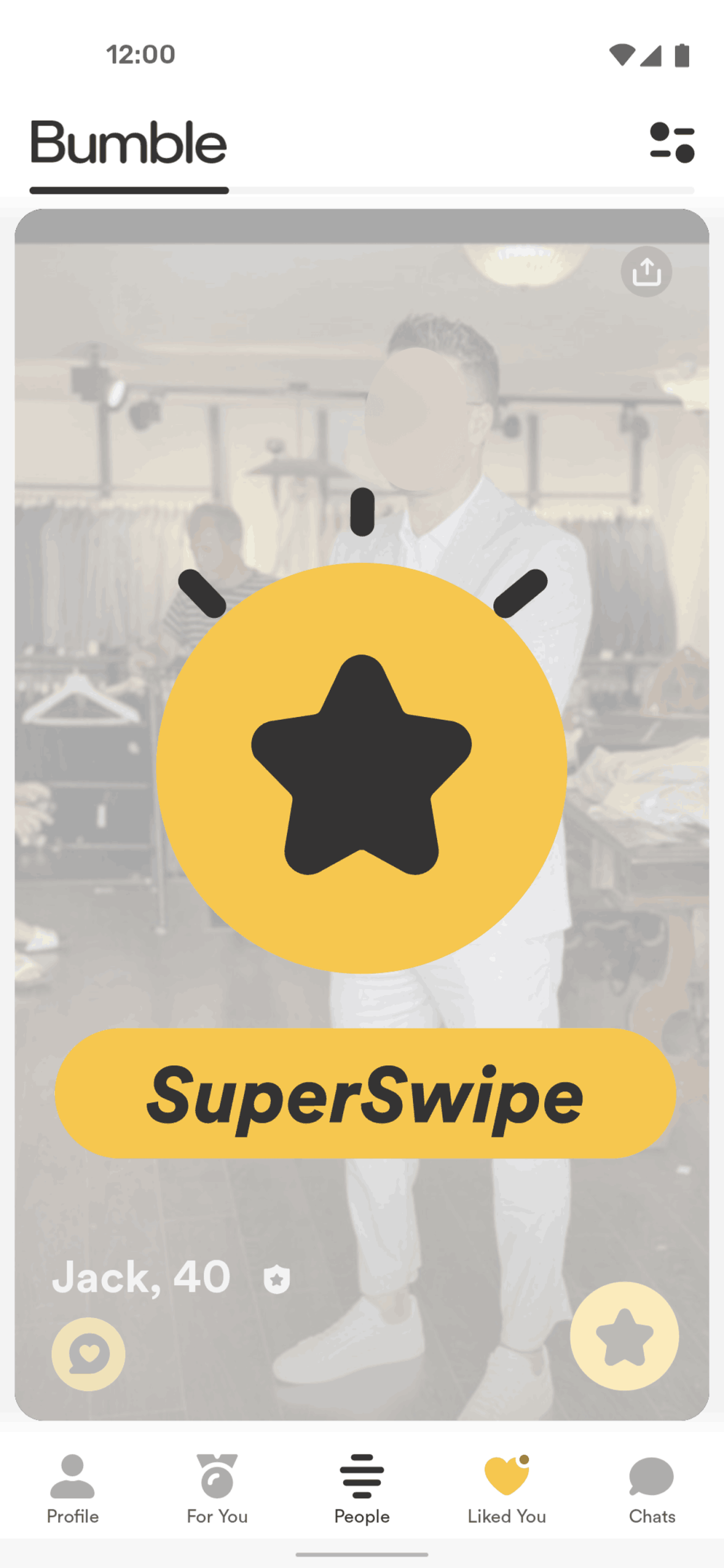 Bumble Android Lifestyle interface screenshot 17
