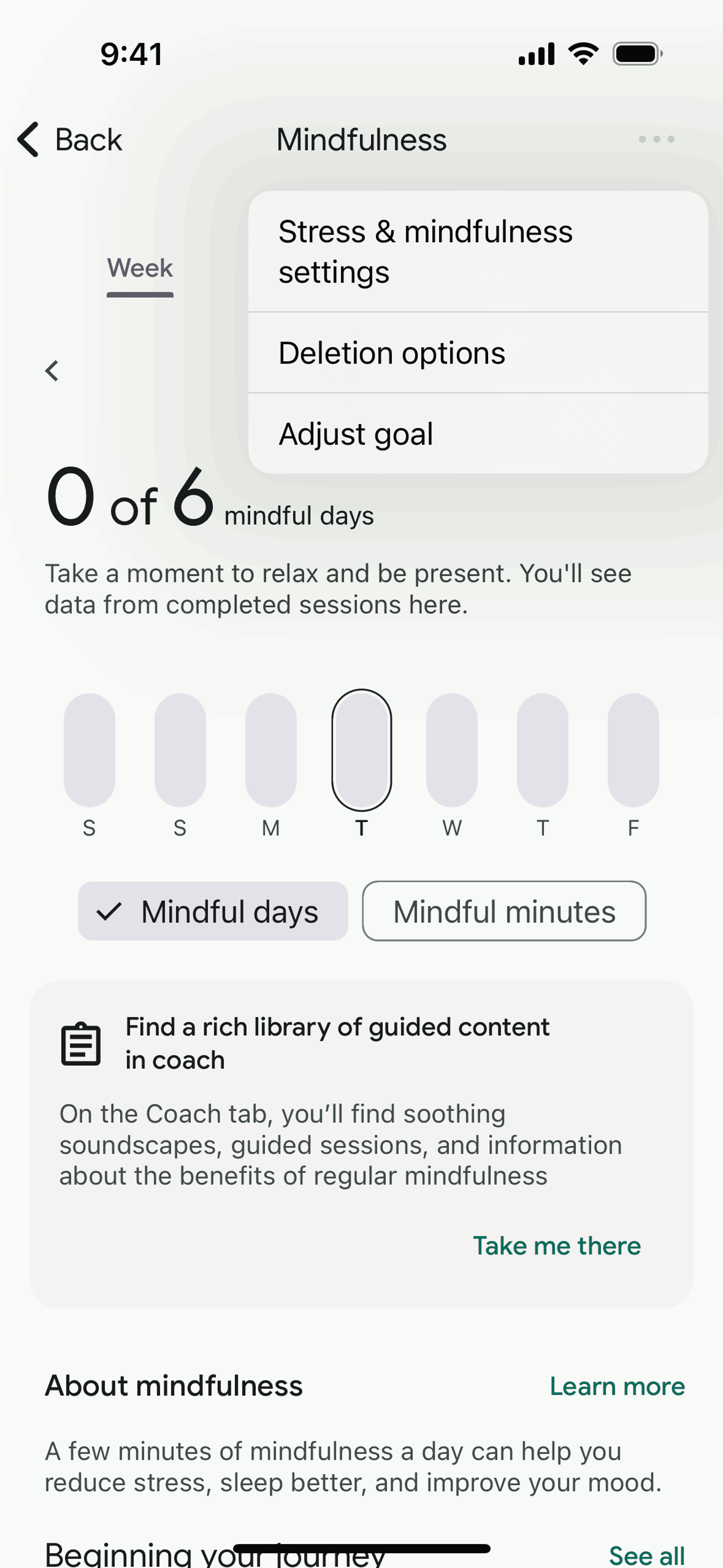 Fitbit iOS Health & Fitness interface screenshot 17