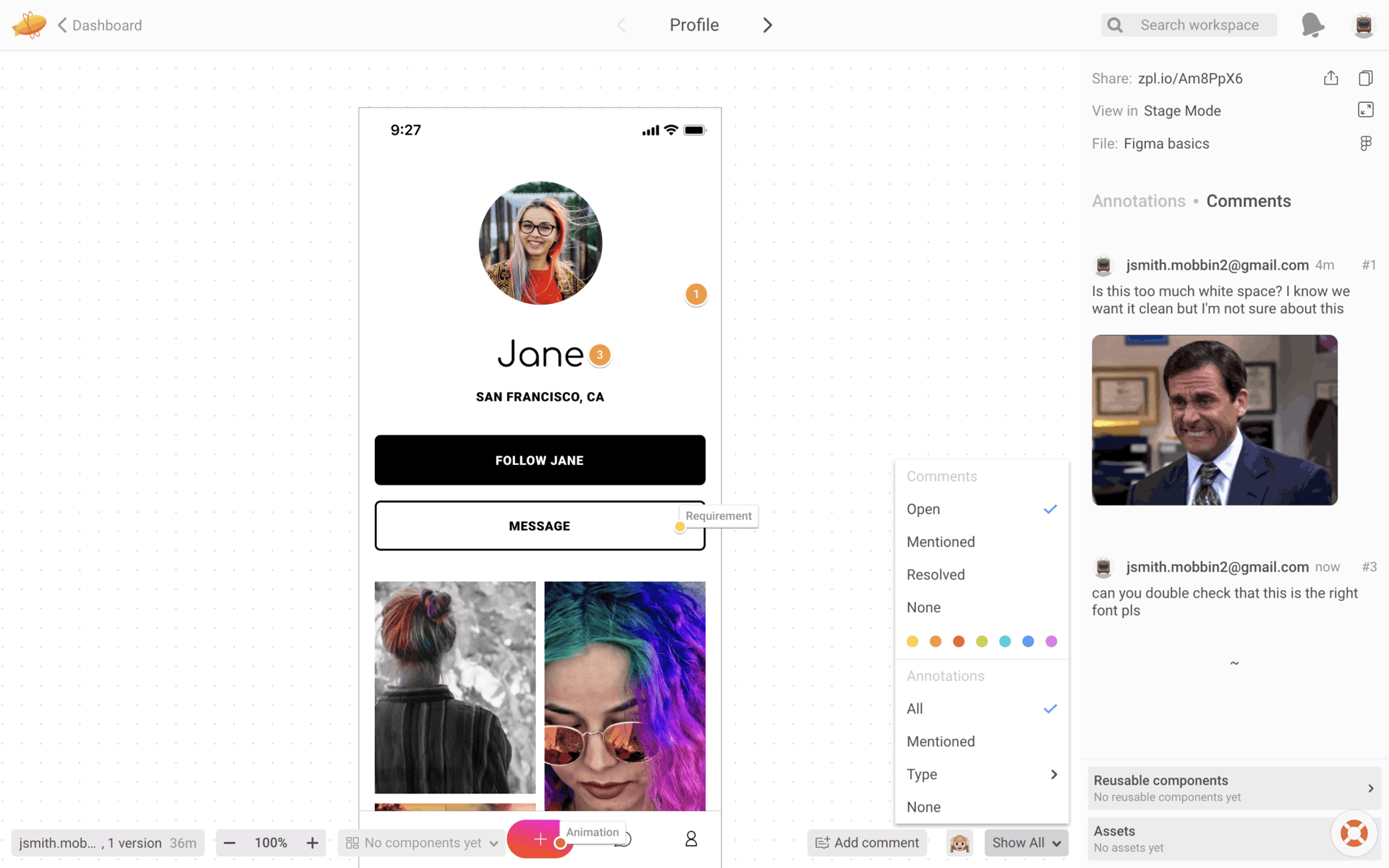 Zeplin Web Productivity interface screenshot 24