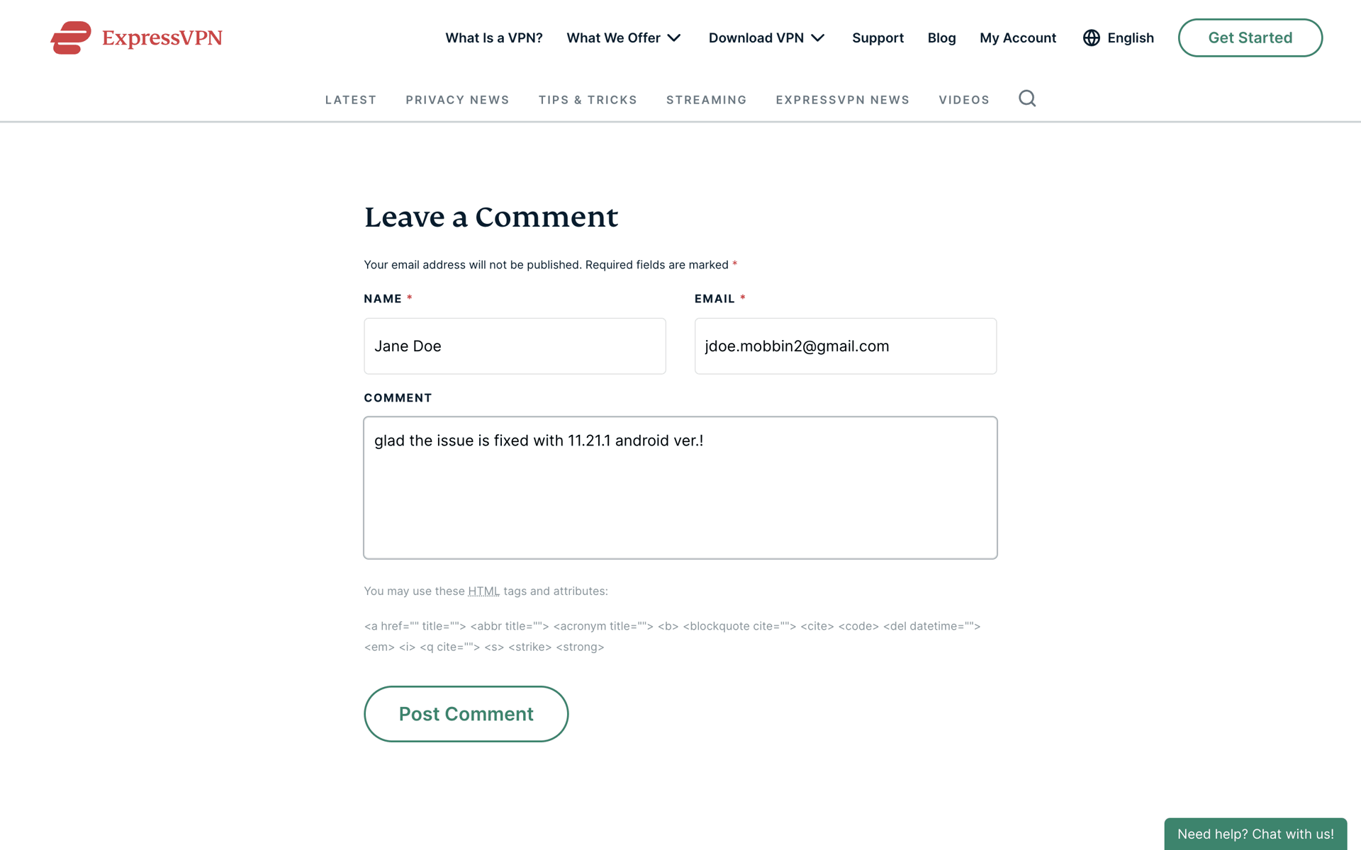 ExpressVPN Web Productivity interface screenshot 24
