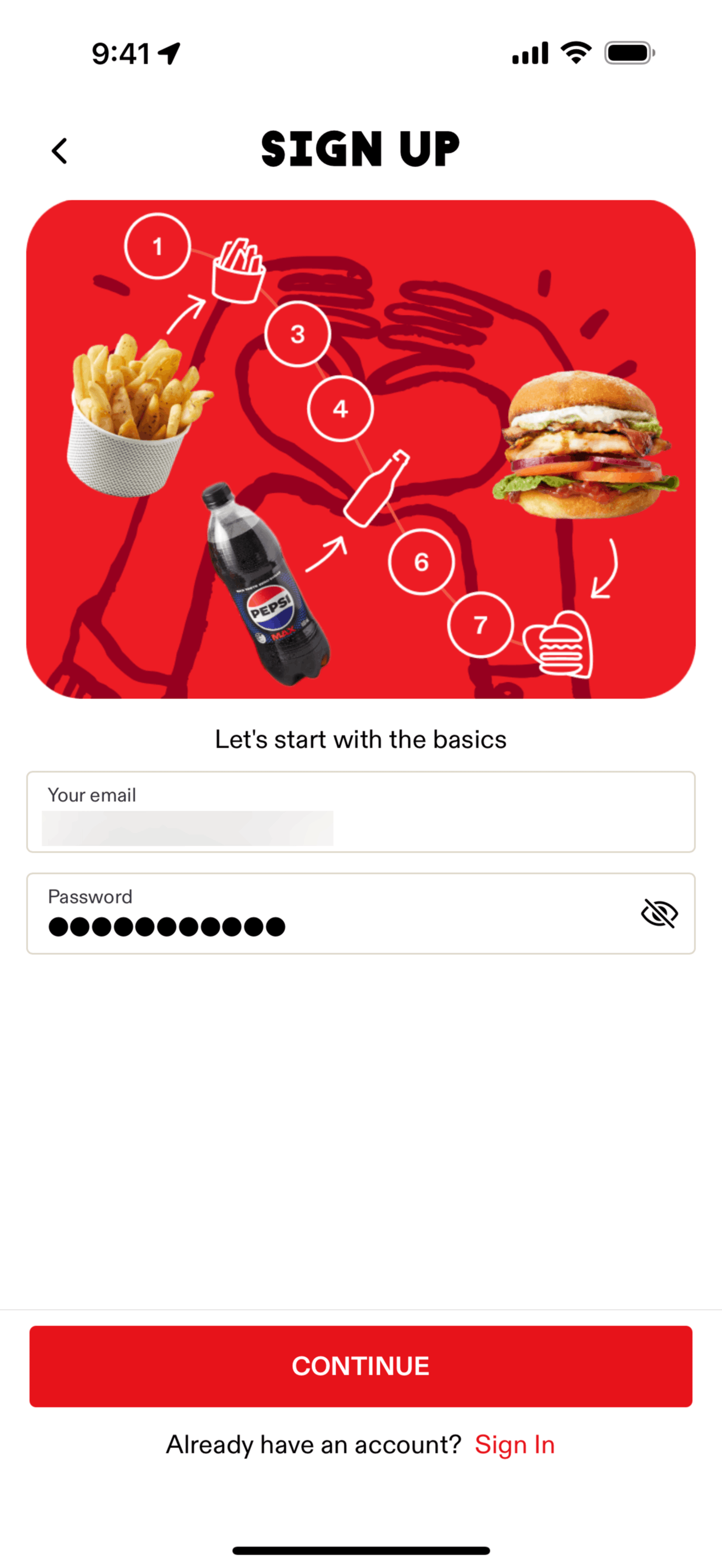 Grill'd iOS Food & Drink interface screenshot 5