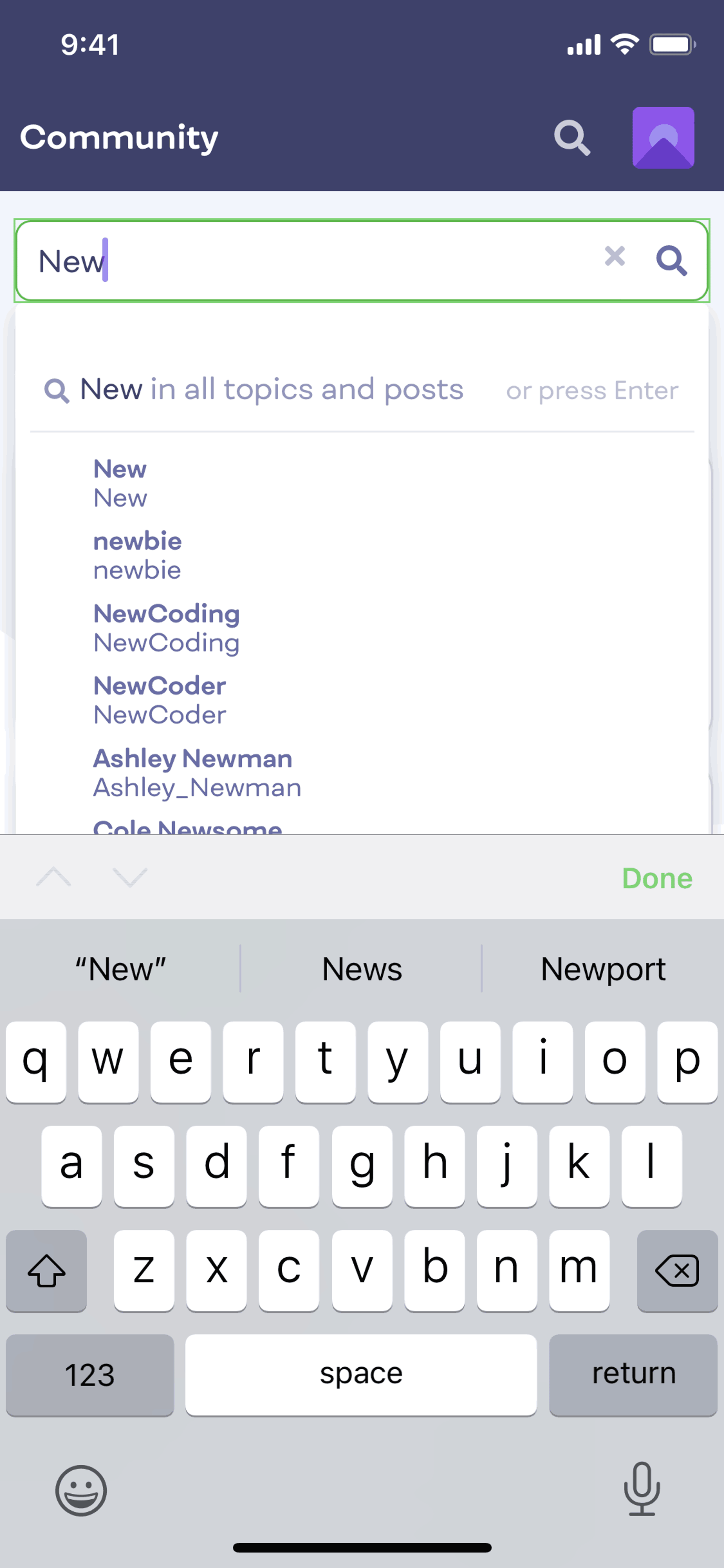 Mimo iOS Education interface screenshot 10