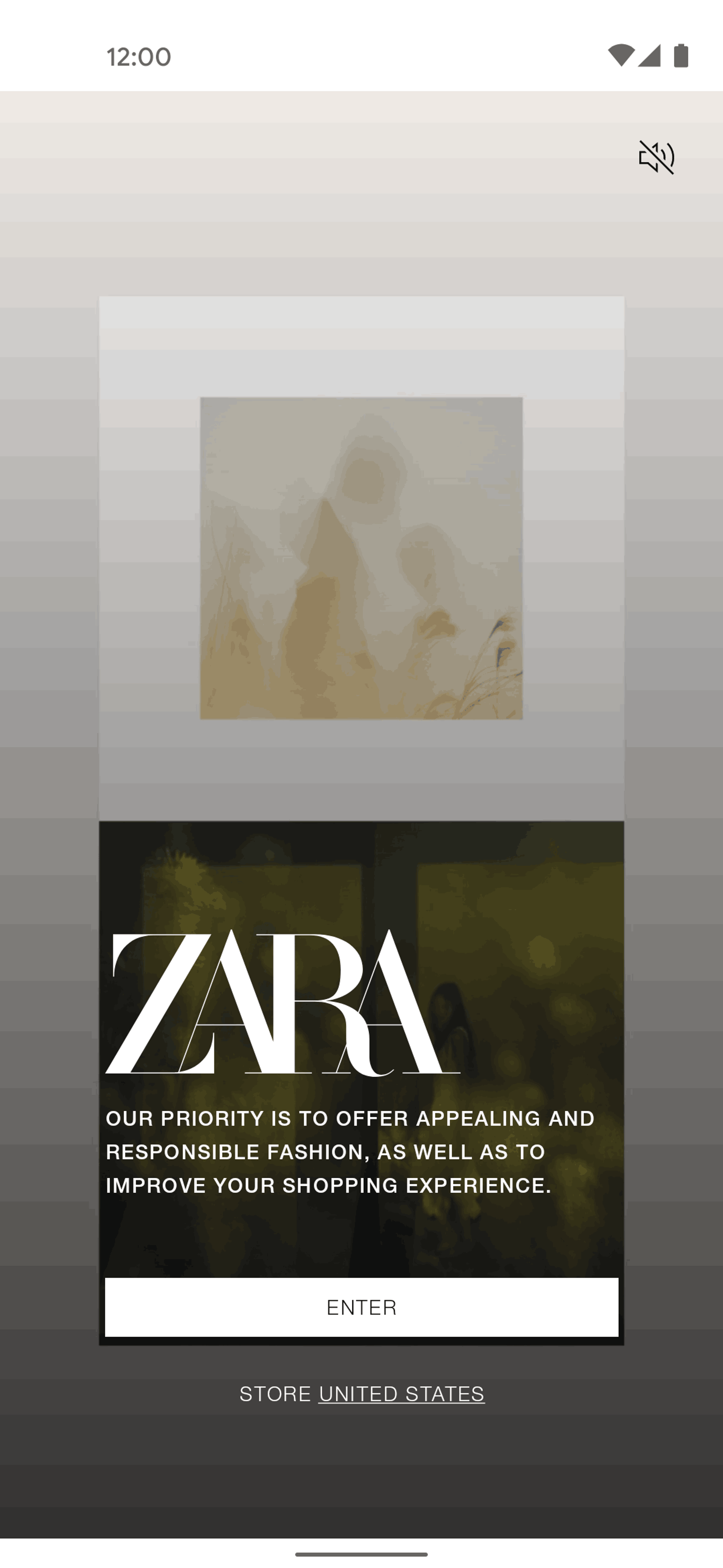 ZARA Android Shopping interface screenshot 3