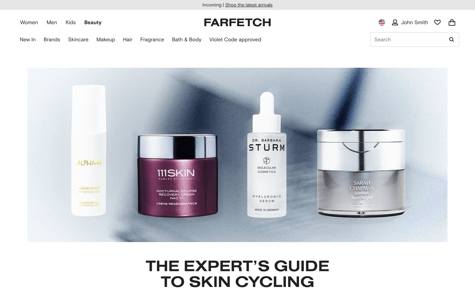 FARFETCH Web Shopping interface screenshot 5