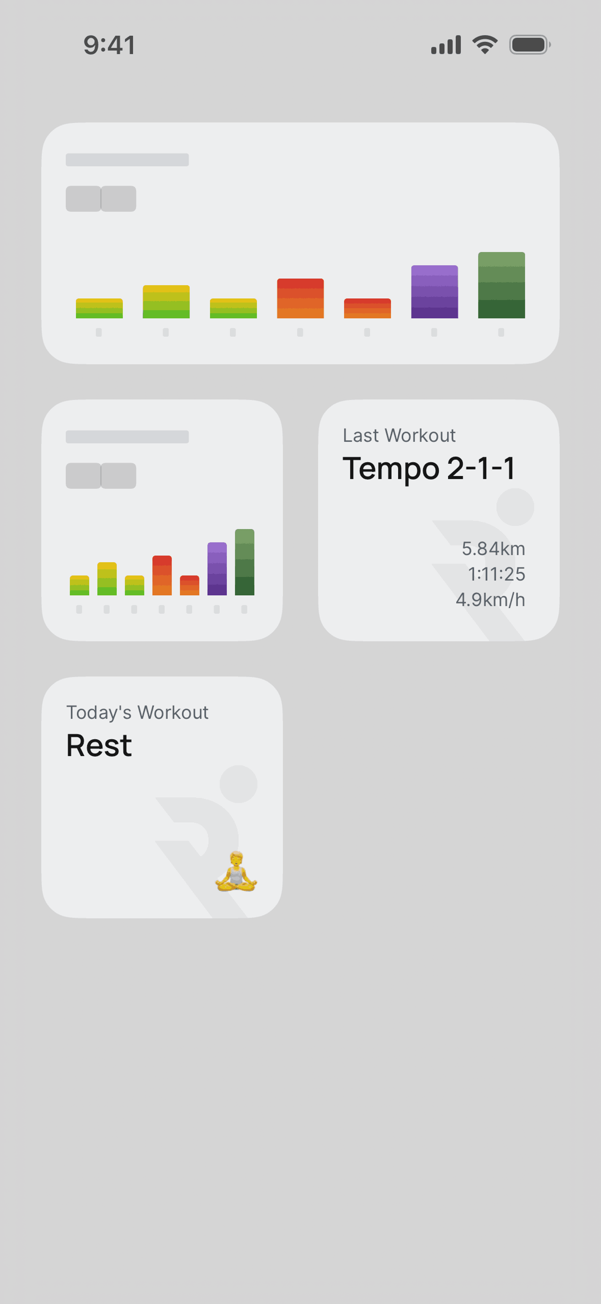 Runna iOS Health & Fitness interface screenshot 5