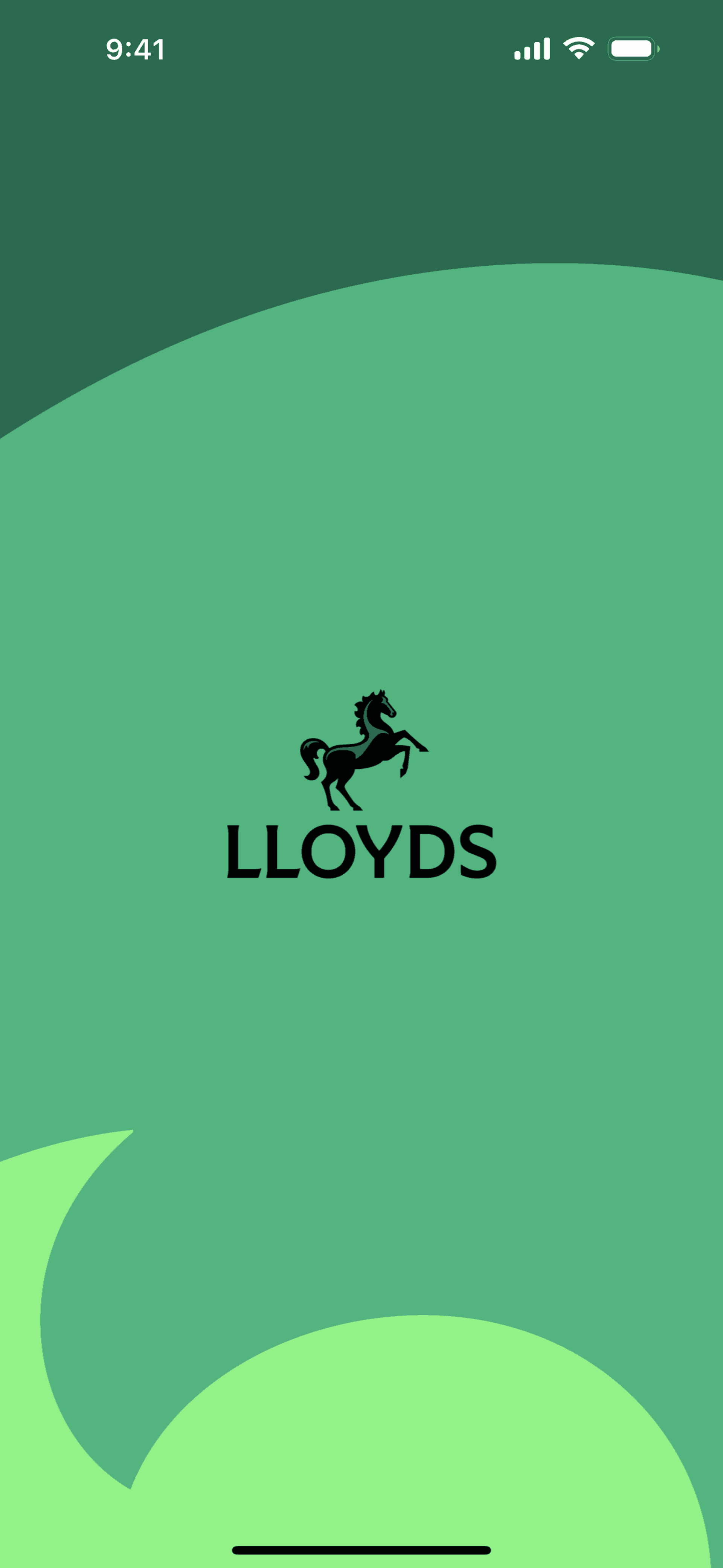 Lloyds Mobile Banking iOS Finance interface screenshot 1