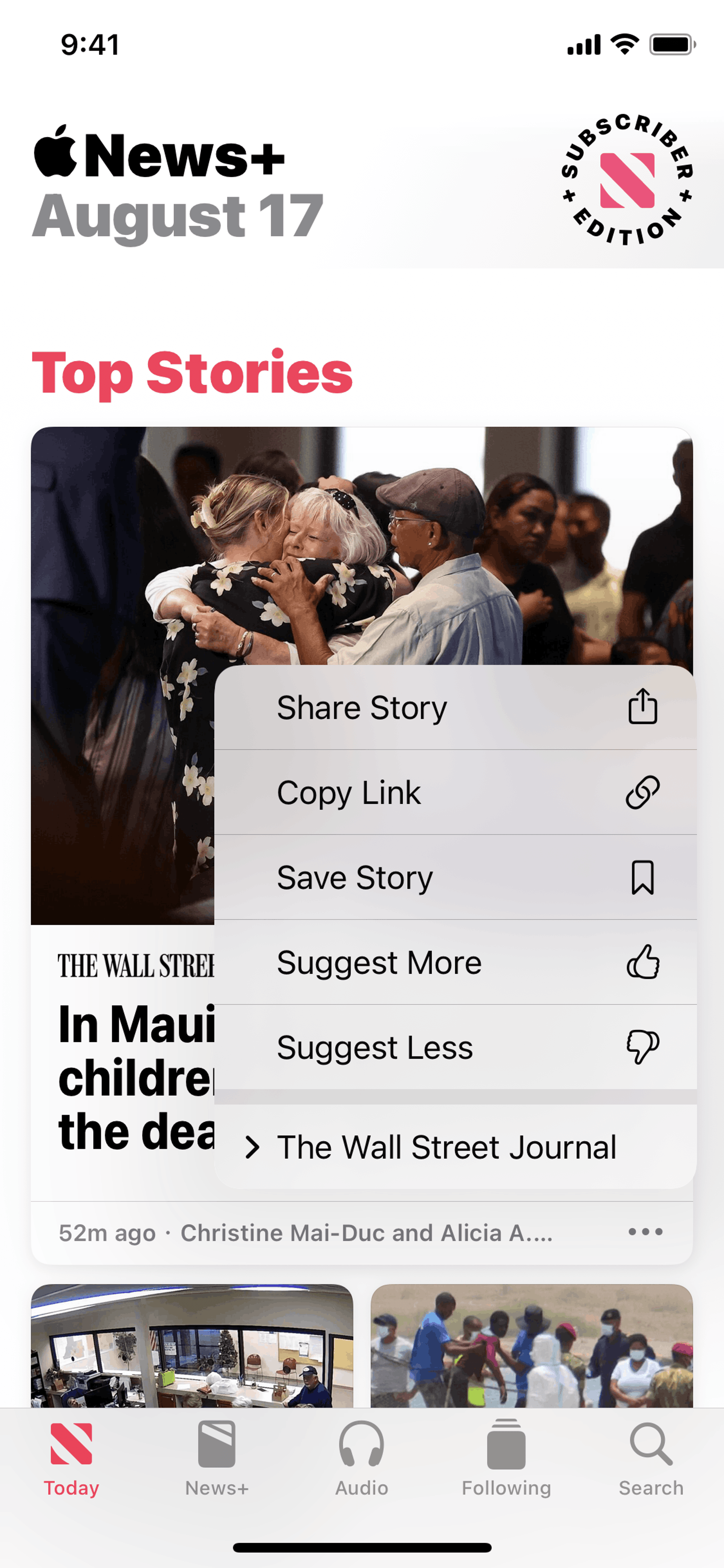 Apple News iOS News interface screenshot 22