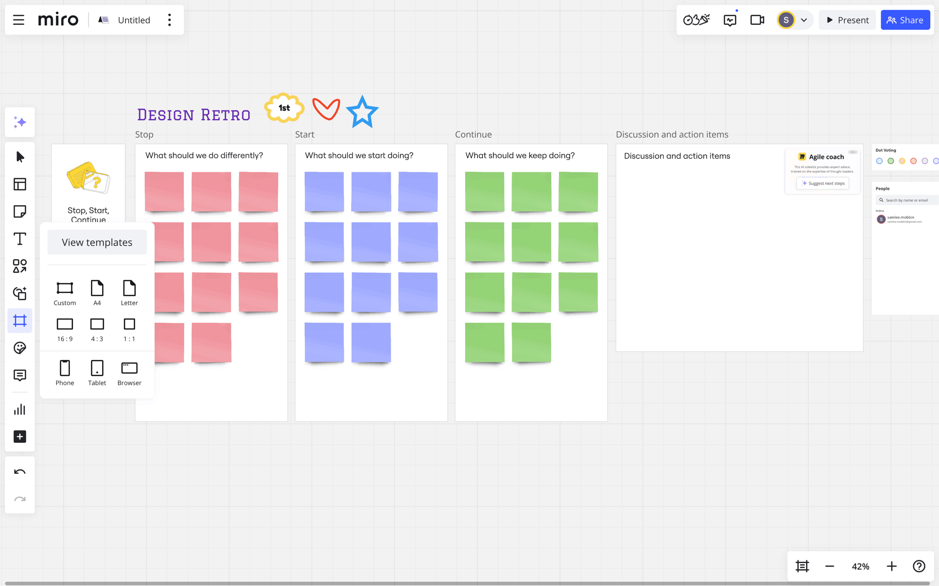 Miro Web Collaboration interface screenshot 6